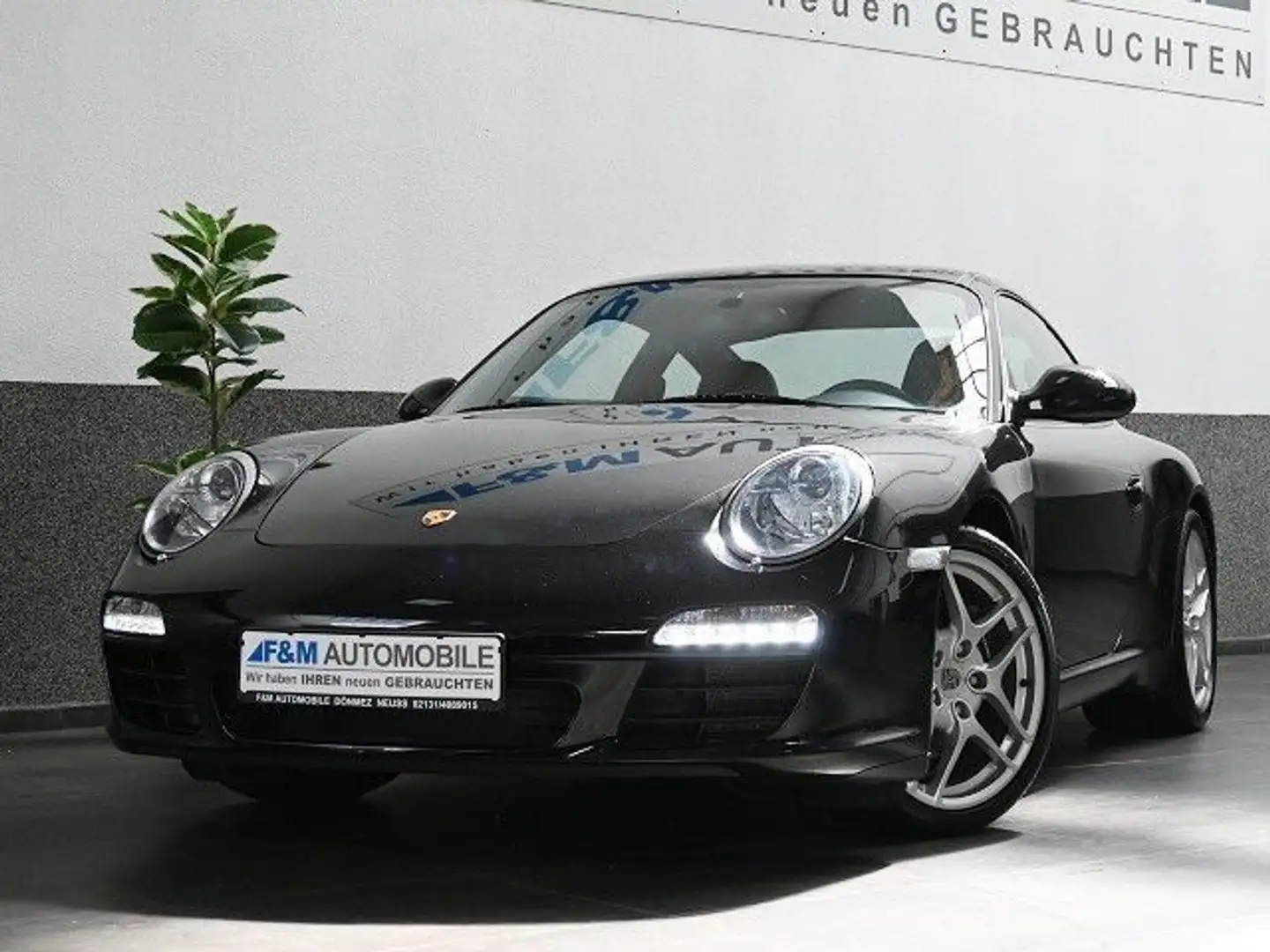 Porsche 997 Carrera Coupé Leder Navi Klappenauspuff Xeno Fekete - 2