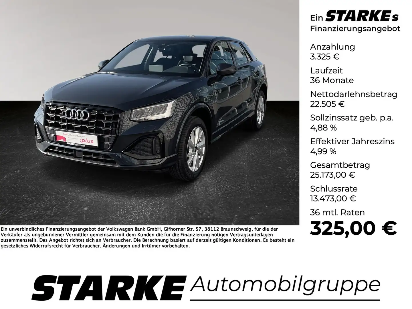 Audi Q2 35 TFSI S tronic advanced Gris - 1