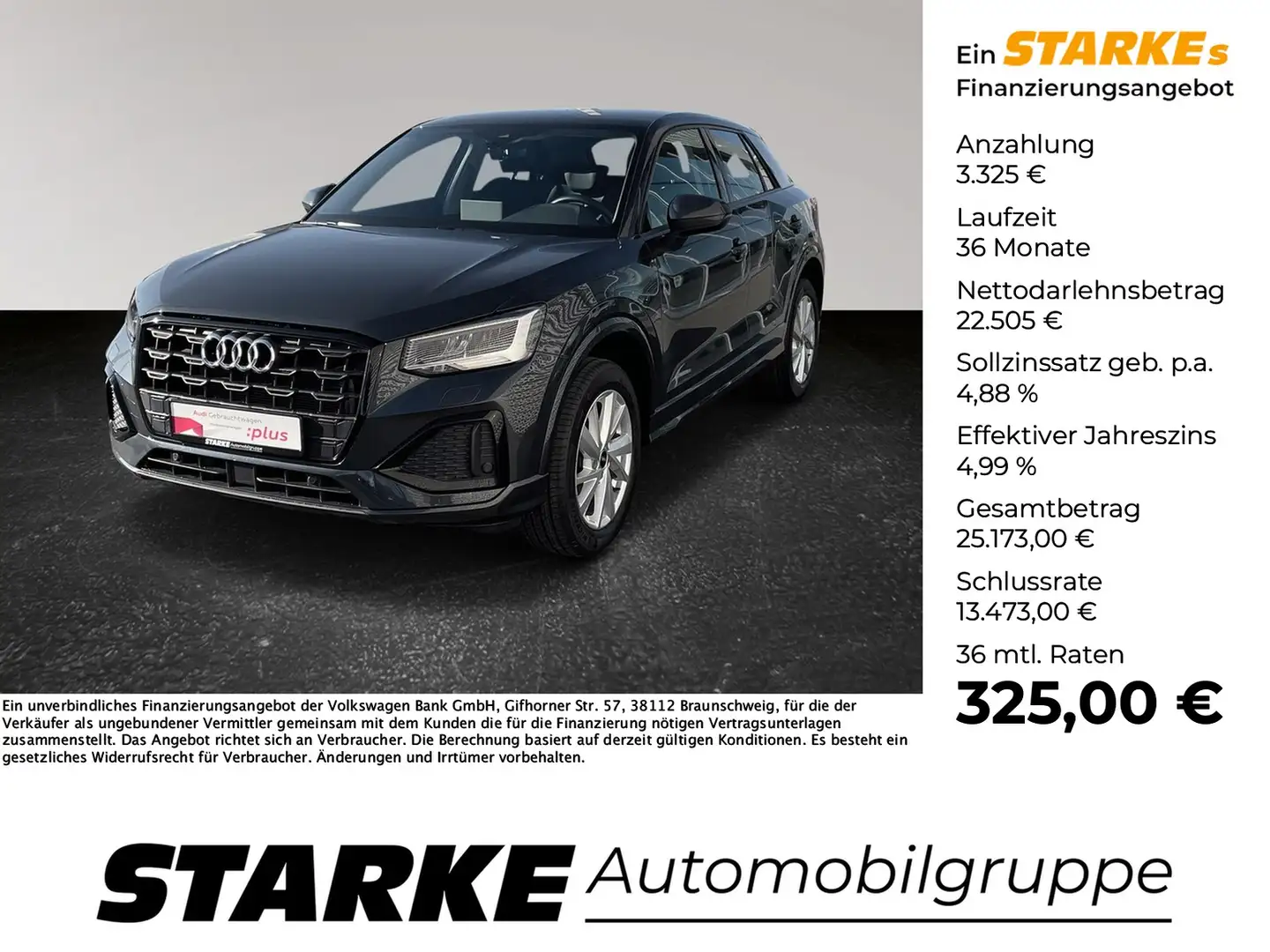 Audi Q2 35 TFSI S tronic advanced Grigio - 1