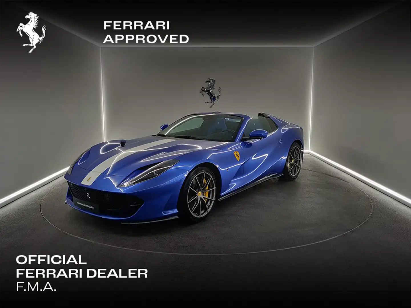 Ferrari 812 GTS - Tailor Made - Full matt carbon - Full PPF Blu/Azzurro - 1