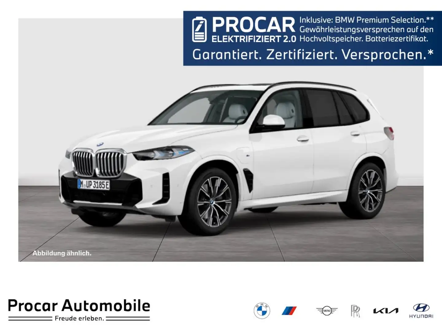 BMW X5 xDrive50e M SPORT+H/K+HuD+AHK+DA+360°+PANO Weiß - 1