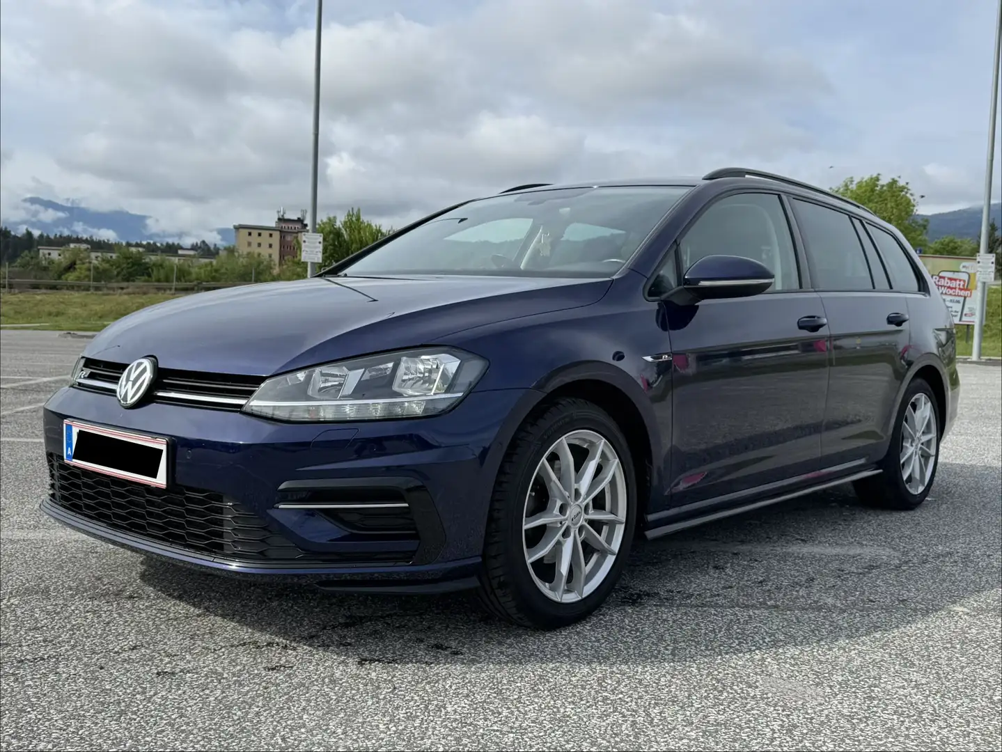 Volkswagen Golf Variant Facelift R-Line 2.0 TDI ACC Kamera 8fach Blau - 1