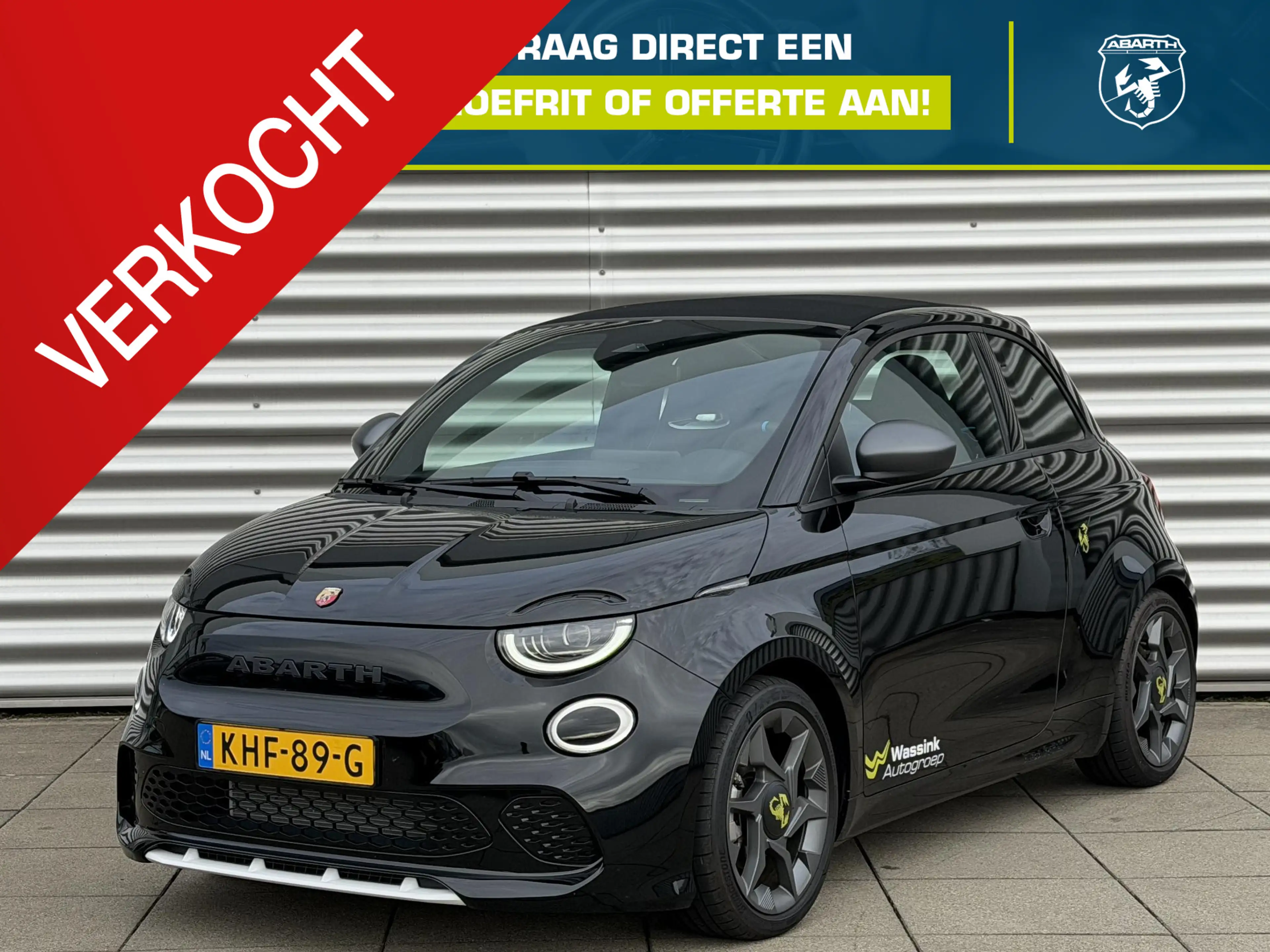 Fiat 500 Abarth 42 kWh | 155 PK | Cabrio | Camera | Cruise Control