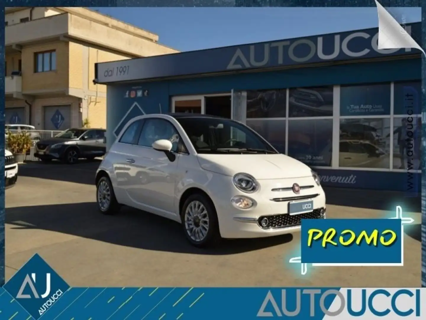 Fiat 500 1.0 Hybrid Dolcevita Weiß - 1