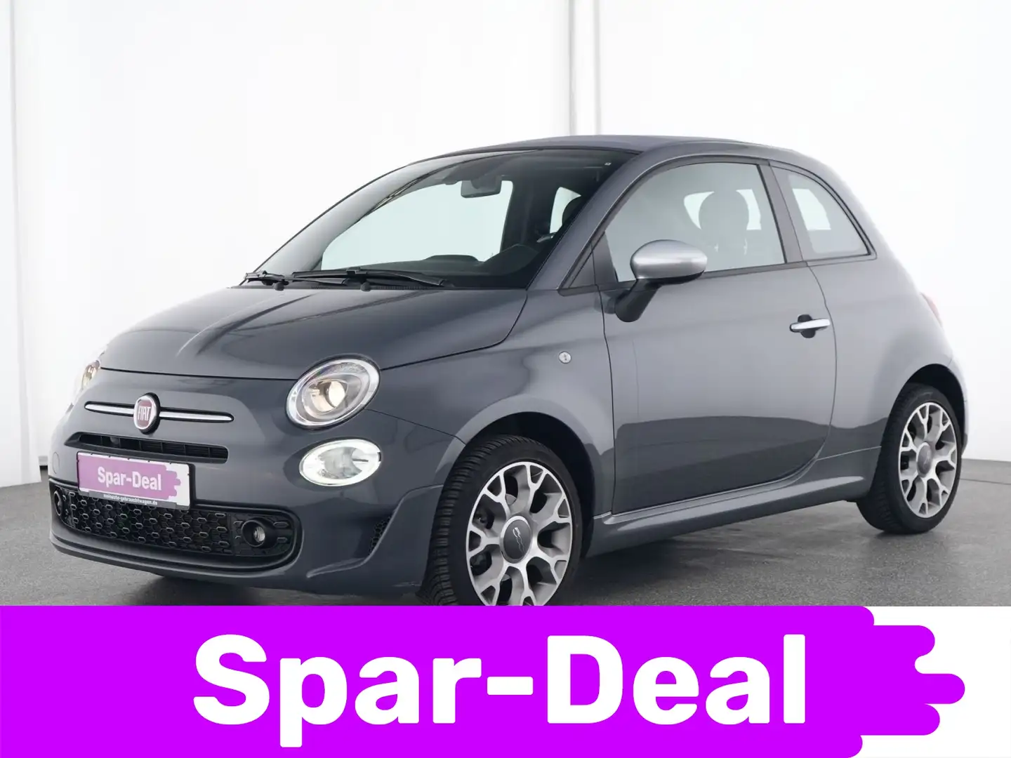 Fiat 500C RockStar CarPlay|Einparkhilfe|SportDesign Grau - 1