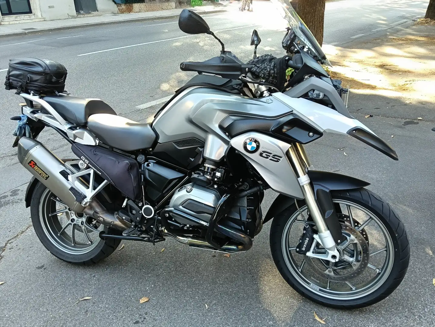 BMW R 1250 GS r1200gs LC akrapovic Biały - 1