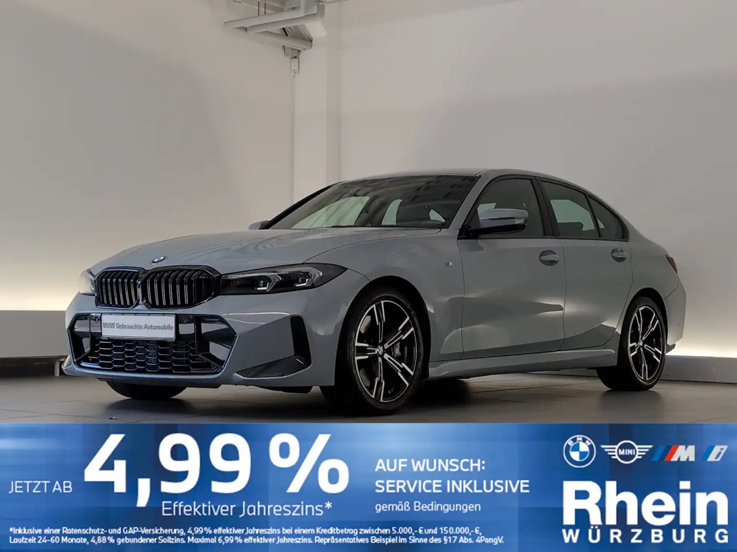 BMW 330 i xDrive Limousine M Sportpaket DAB/H&K/SHZ  DAB/H Grau - 1