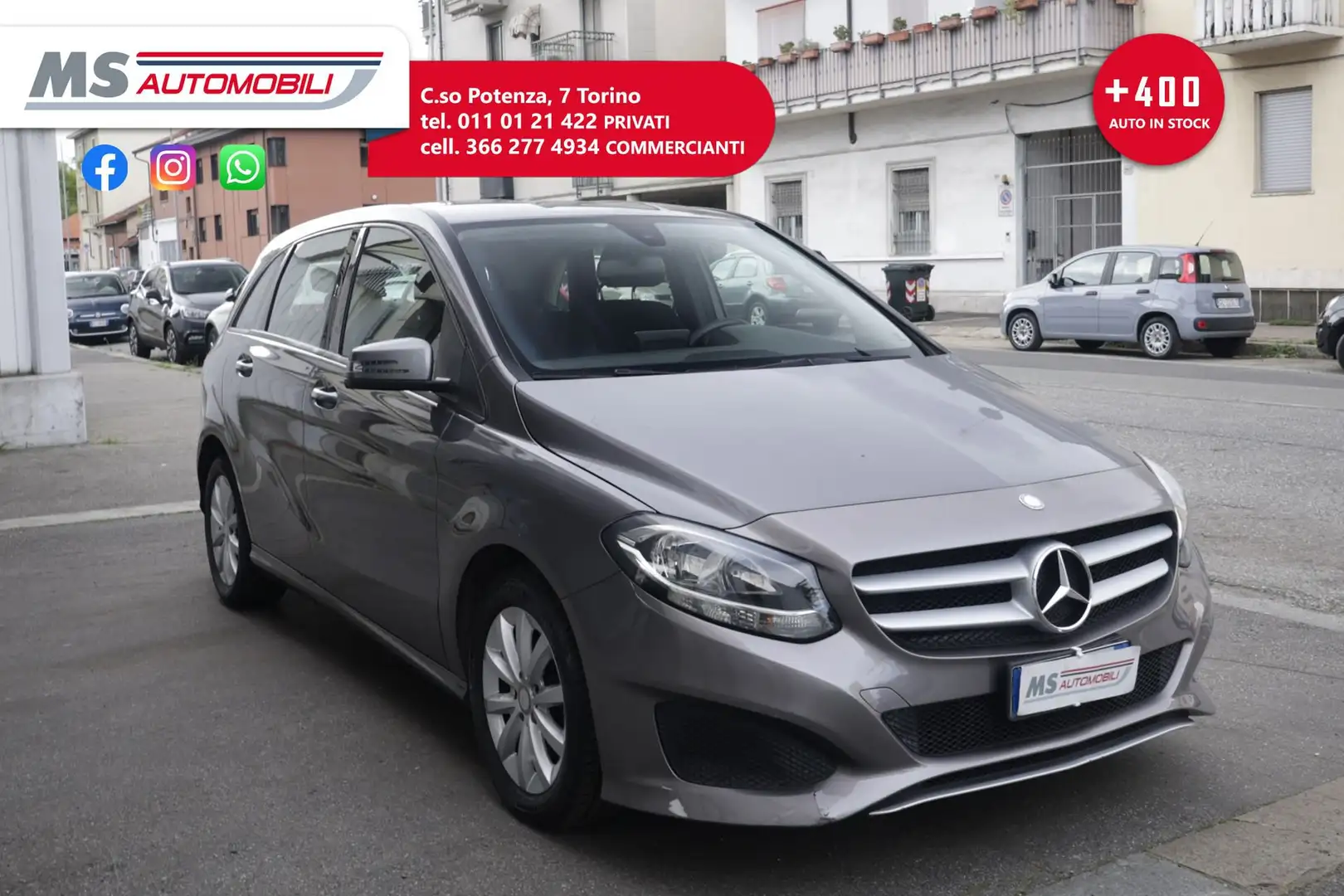 Mercedes-Benz B 180 Mercedes-Benz Classe B 180 d Premium Unicoproprie Сірий - 1
