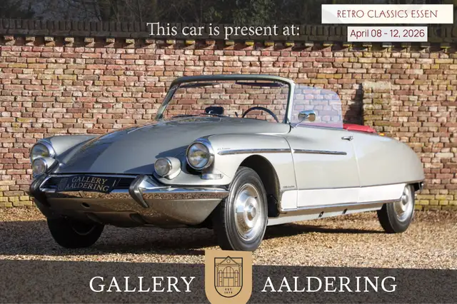 Citroen DS DS19 "Le Caddy" Cabriolet - "€53.000,- recently in
