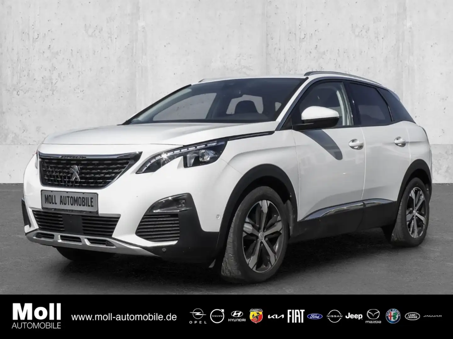 Peugeot 3008 Allure 1.2 PureTech 130 AHK-abnehmbar Navi Digital Blanc - 1