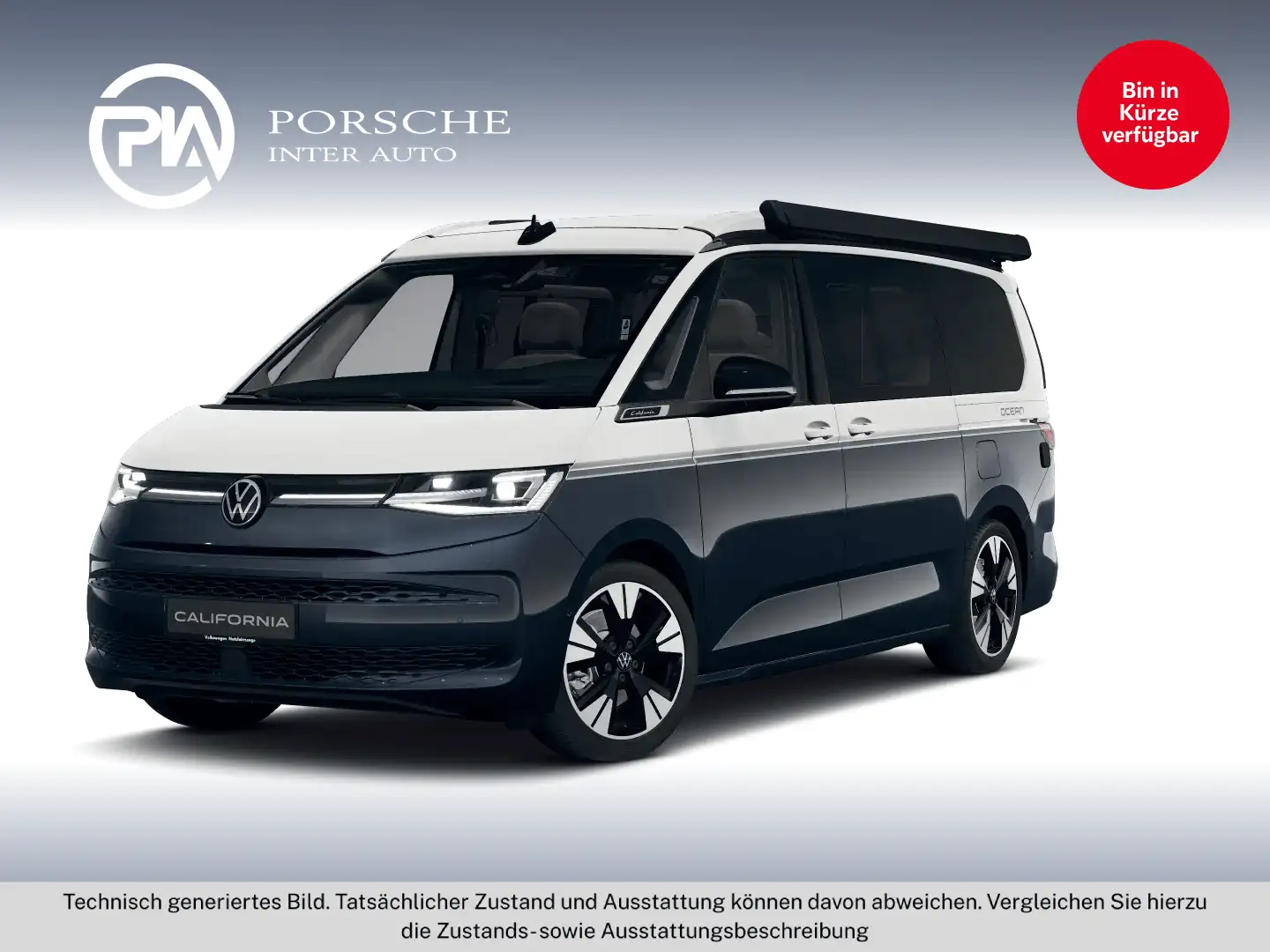 Volkswagen T7 California VW T7 California Ocean eHybrid 180 kW 4M Weiß - 1