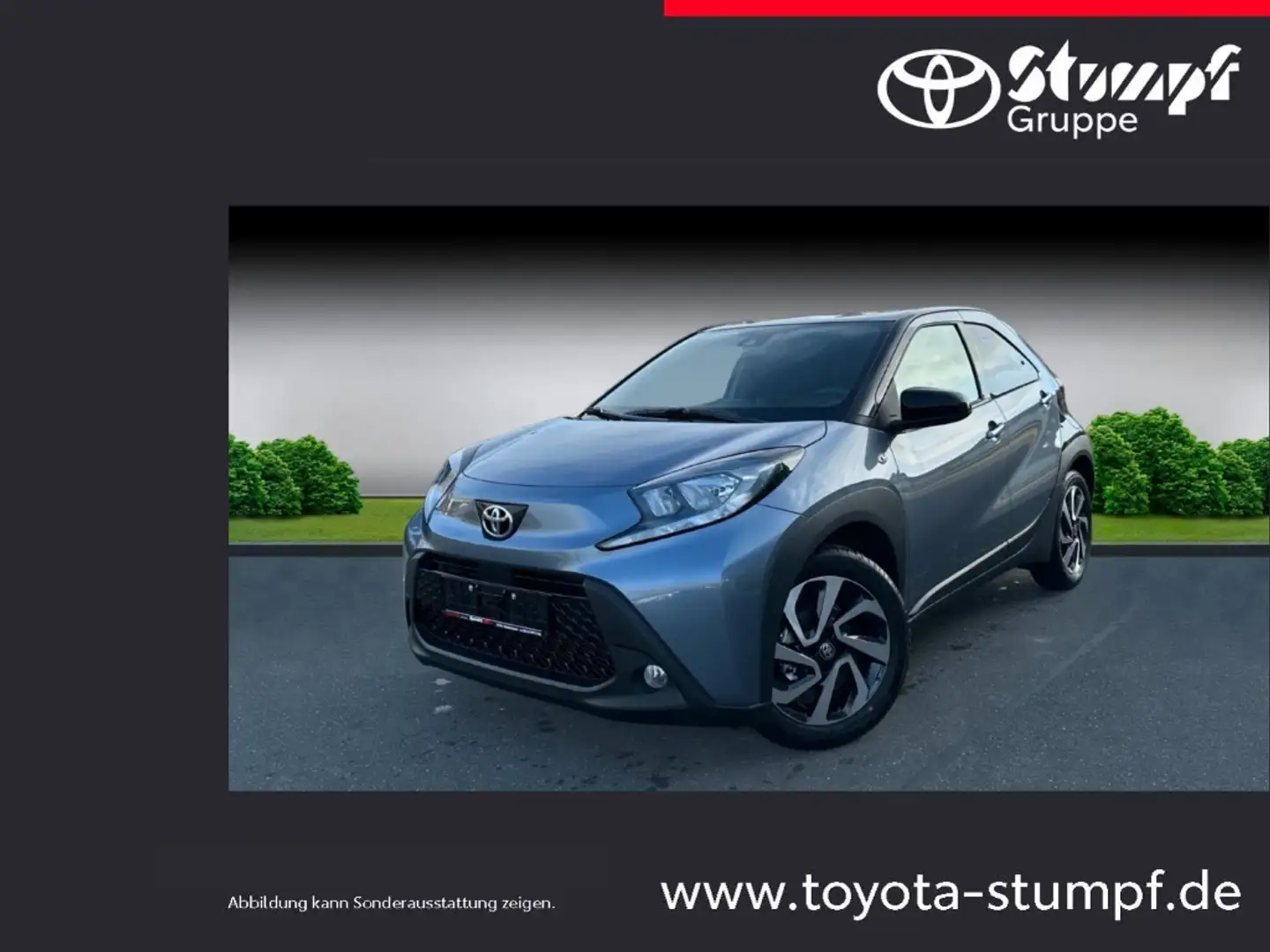 Toyota Aygo X 1.0 Team Deutschland Kamera+uvm. Grijs - 1