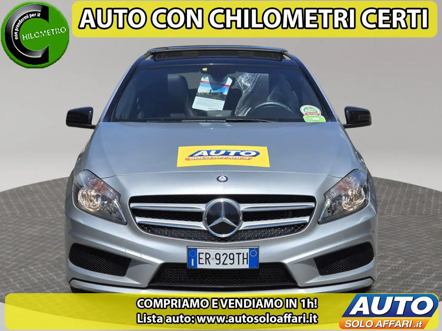 Mercedes-Benz A 200 CDI AMG PREMIUM 88.000KM TETTO/CAMERA/CERCHI 18" Grigio - 2