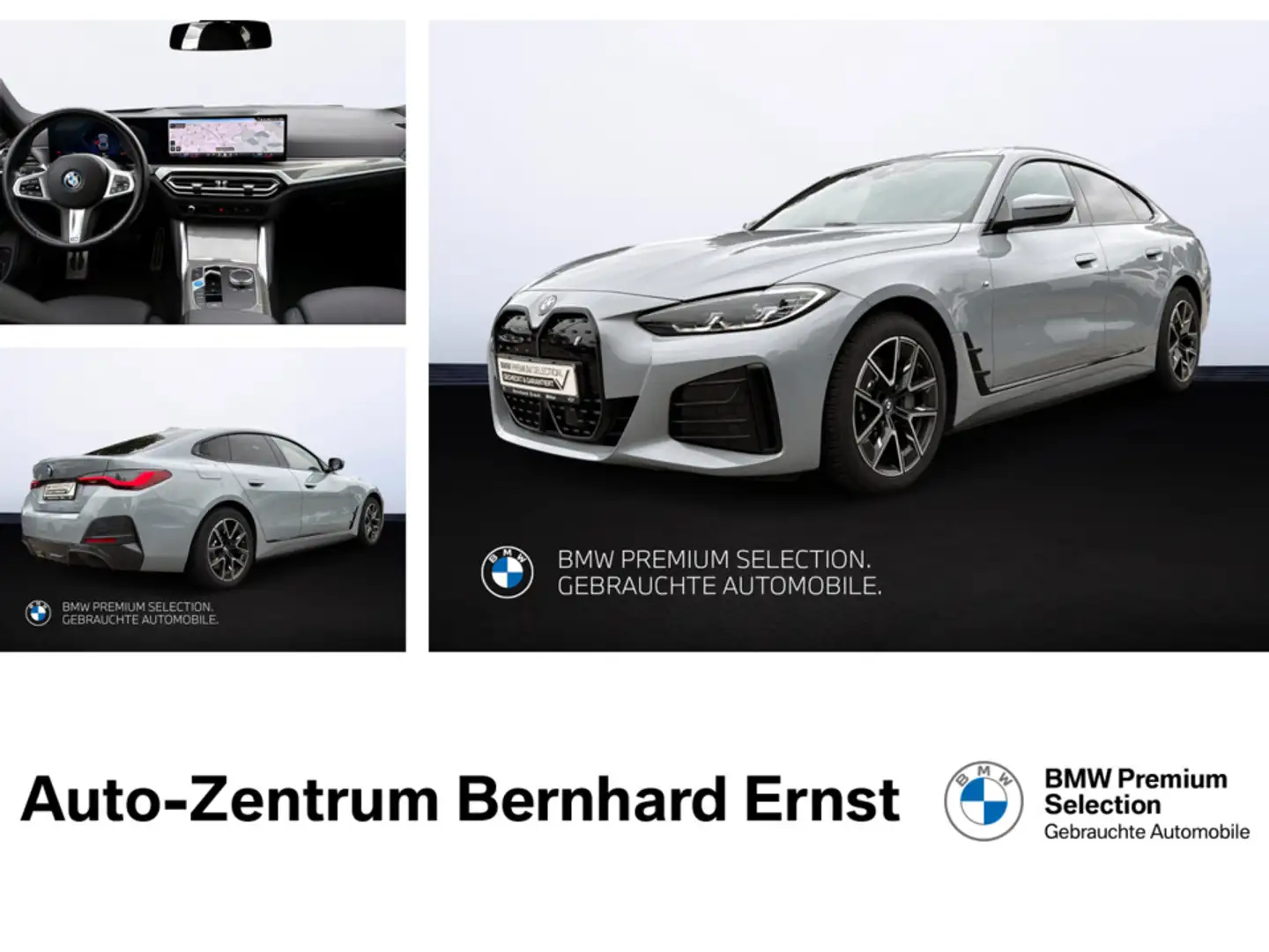 BMW i4 eDrive35 M Sport Glasdach HIFI DAB Gris - 1