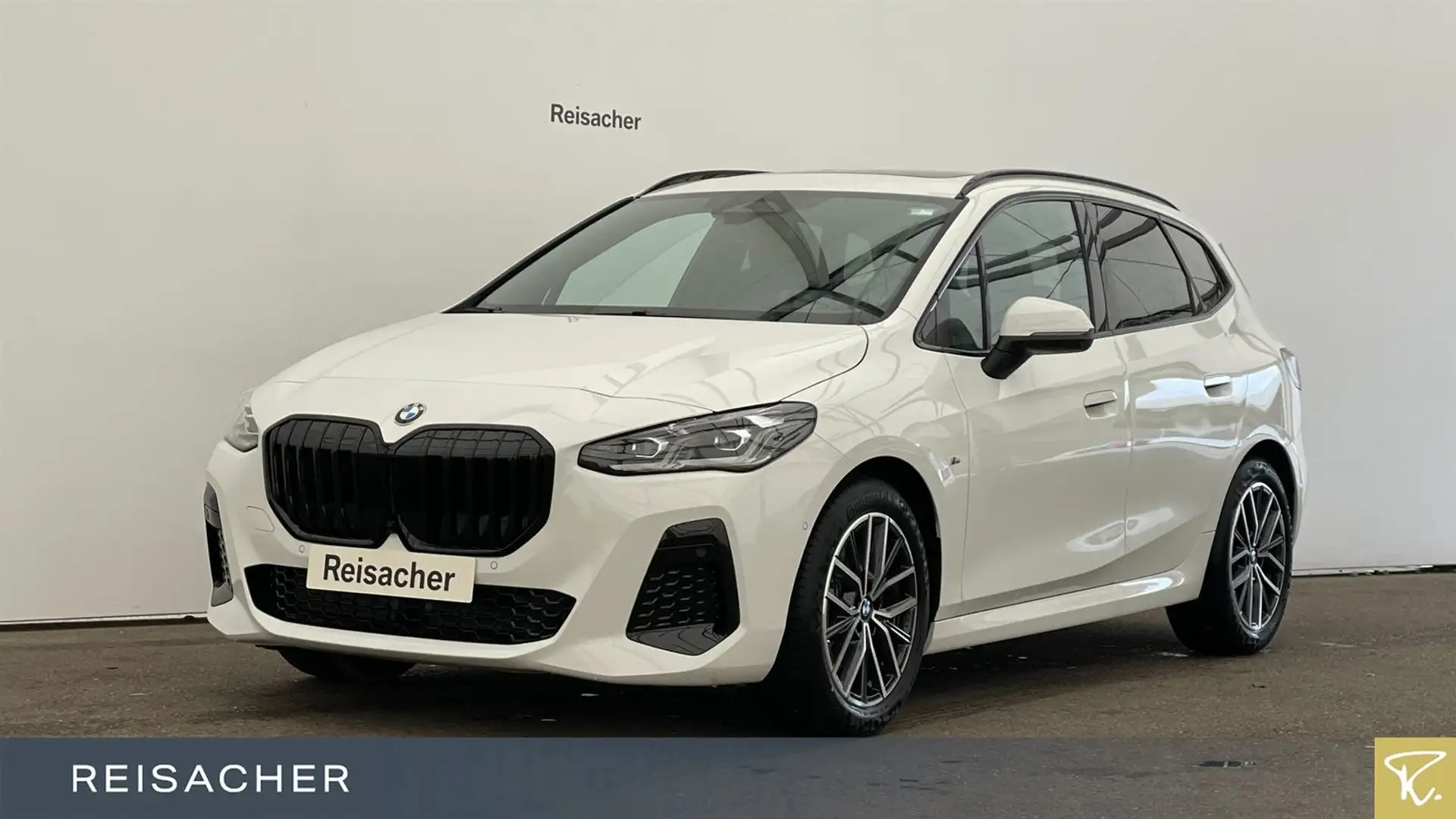 BMW 218 218d A Active Tourer M-Sport,Pano,AHK,Autom Weiß - 1