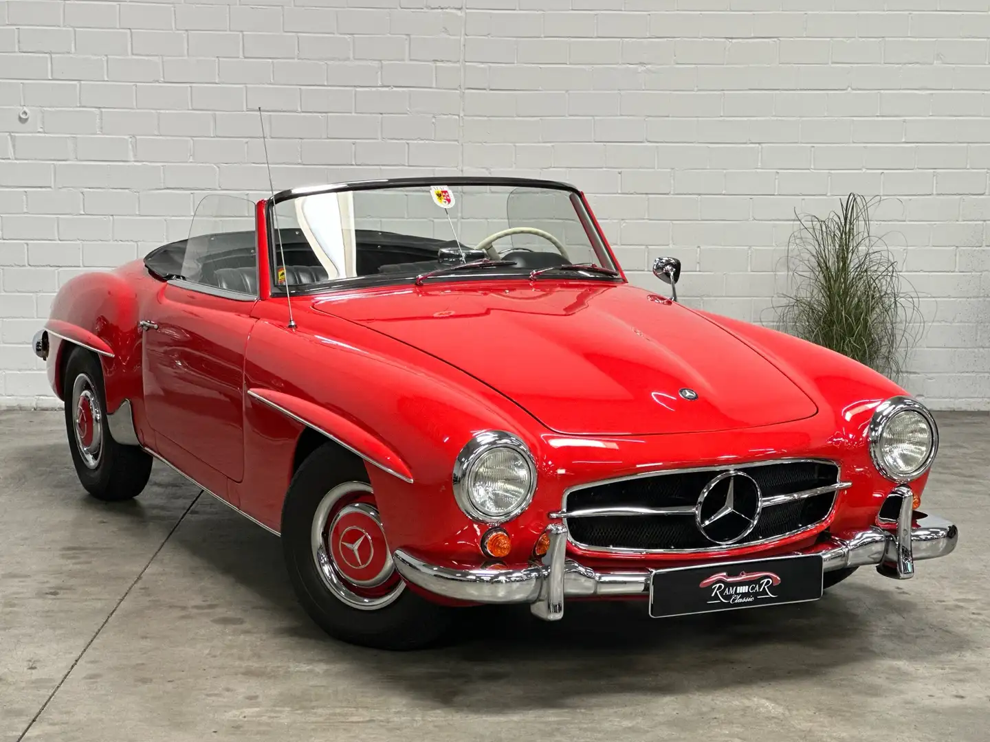 Mercedes-Benz 190 Mercedes-Benz 190 SL Roadster Vollrestauriert Červená - 2