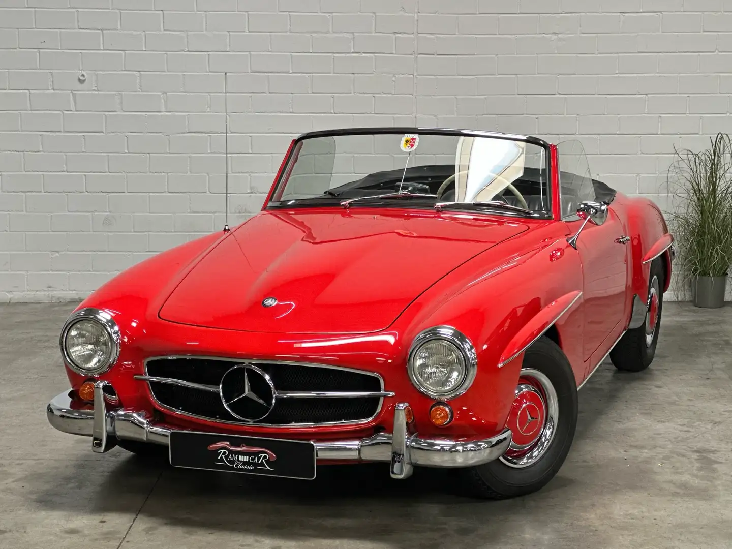 Mercedes-Benz 190 Mercedes-Benz 190 SL Roadster Vollrestauriert Červená - 1