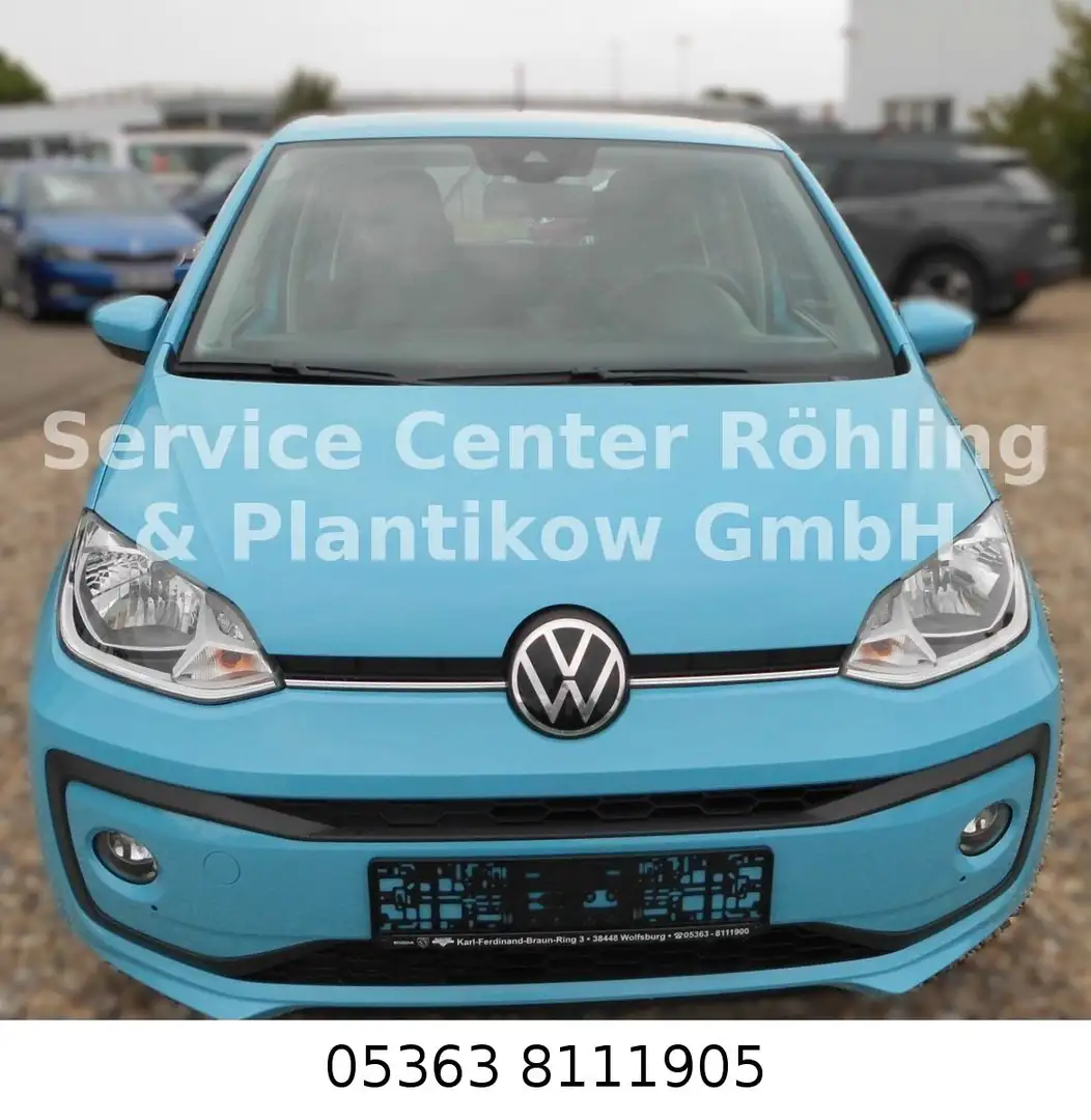 Volkswagen up! Basis move up| 5 Türig| Klima| 1.Hand Bleu - 1