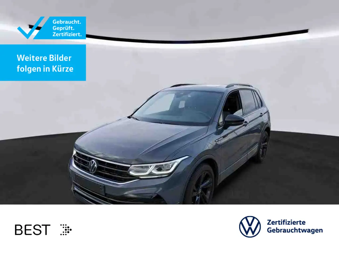 Volkswagen Tiguan 1.5 TSI DSG R-LINE*BLACK-STYLE*PANO*AHK*S Grau - 1