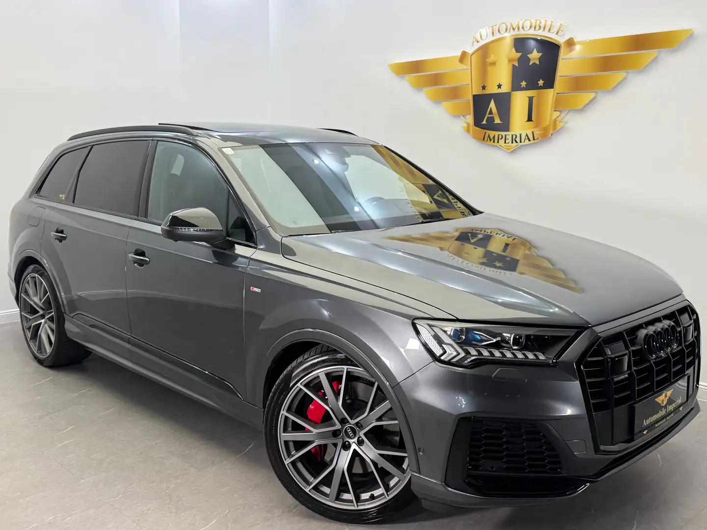 Audi Q7 60 TFSIe PHEV Quattro // S-LINE // FACELIFT // MEGA-VOLL // Grau - 1