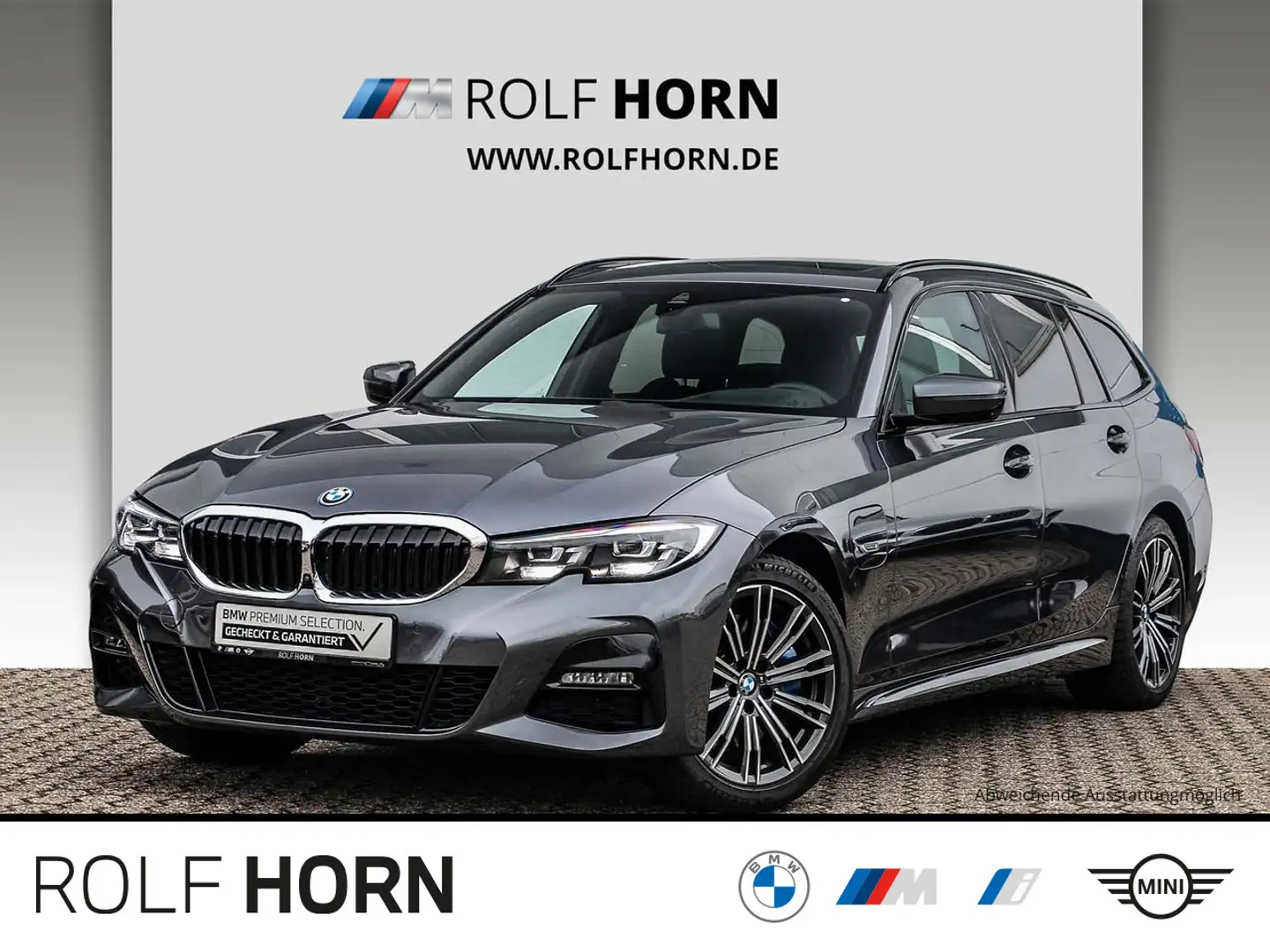BMW 330 e Touring M Sportpaket HeadUp HiFi Pano RfKam Grau - 1