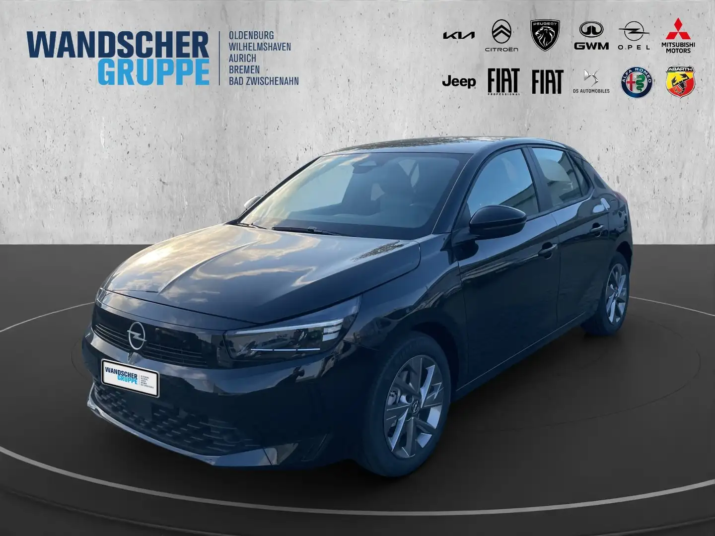 Opel Corsa Edition 1.2T MT6 100PS PDC,LHZ,SHZ, Schwarz - 1