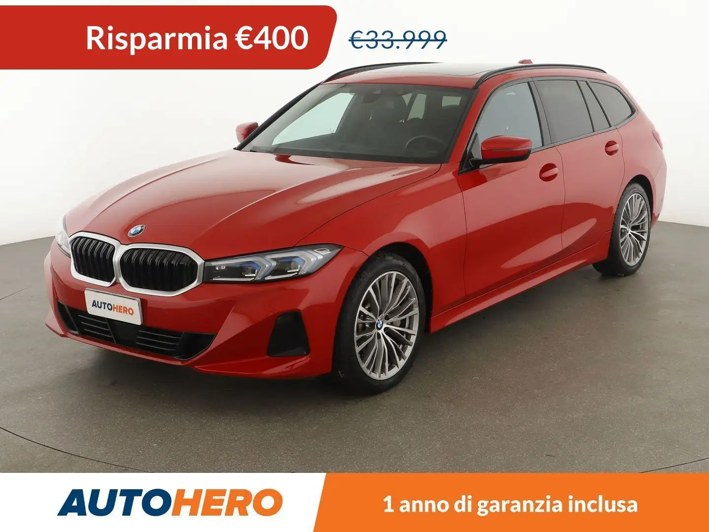 BMW 330 330d xDrive MHEV Rosso - 1