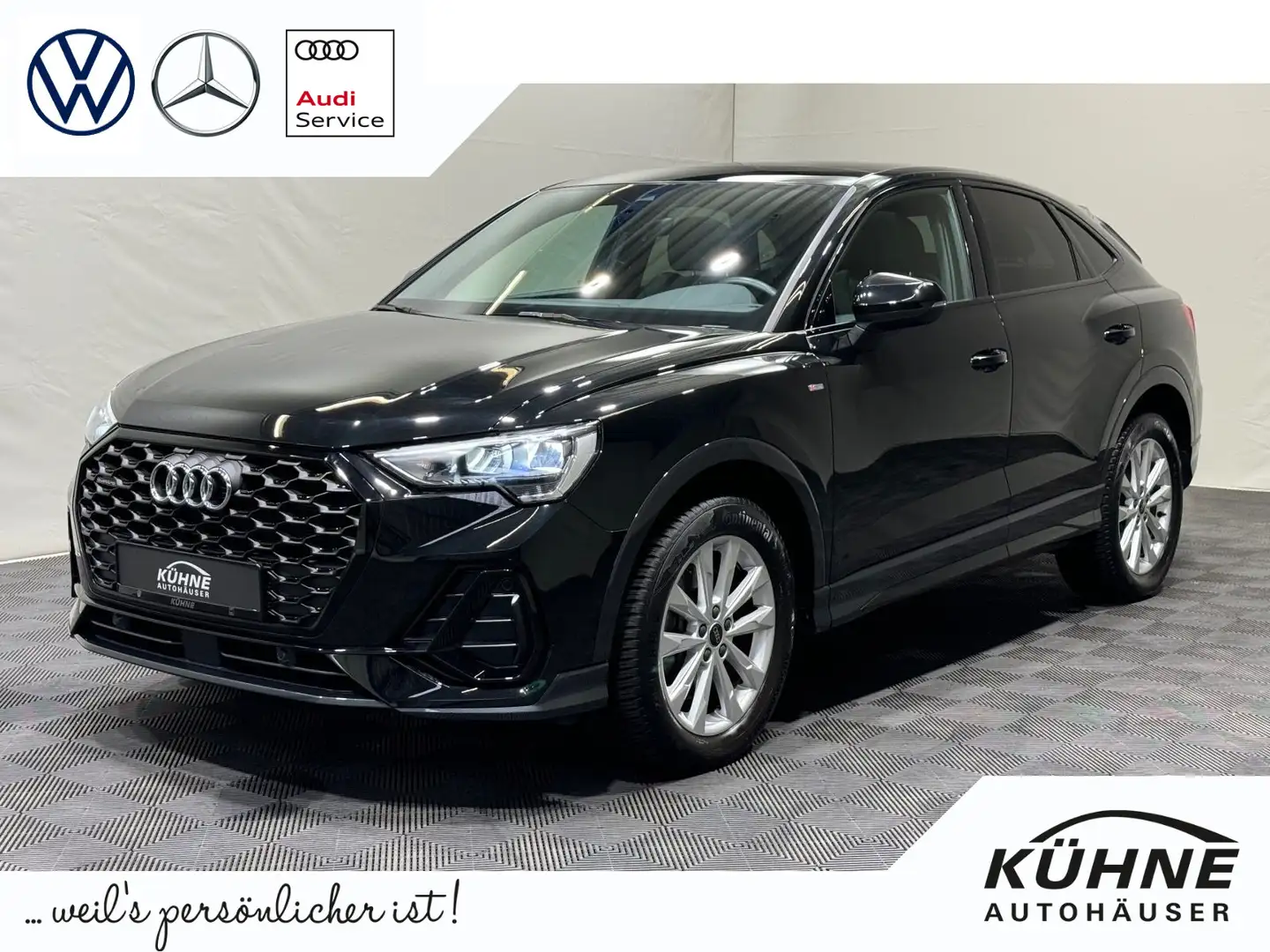Audi Q3 2x S-Line 40 TFSI quattro | LED NAV Schwarz - 1