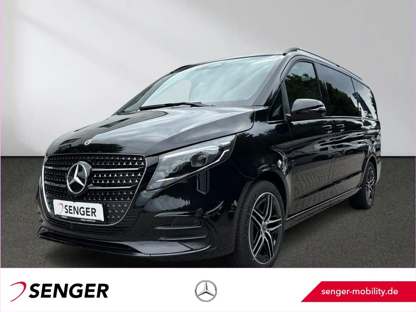 Mercedes-Benz V 300 d Exclusive 4x4 lang AMG Pano LUXUSSITZE 9G Noir - 1