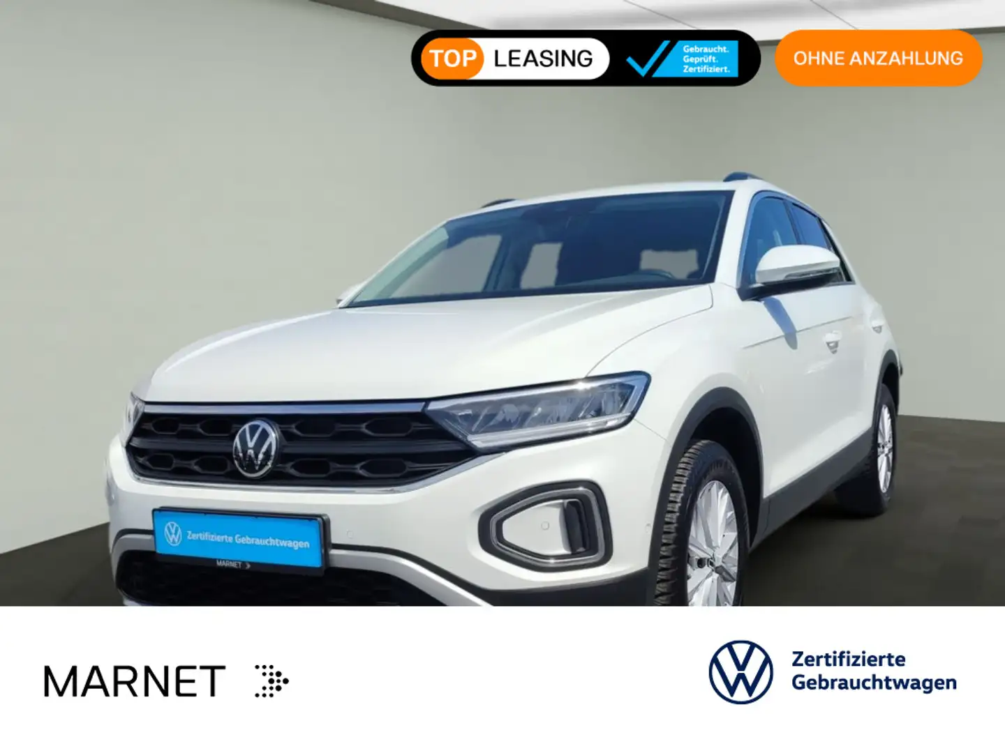 Volkswagen T-Roc T-ROC 1.0 TSI Life*LED*DIGITAL*NAVI*PDC*SHZ*16 Z Wit - 1