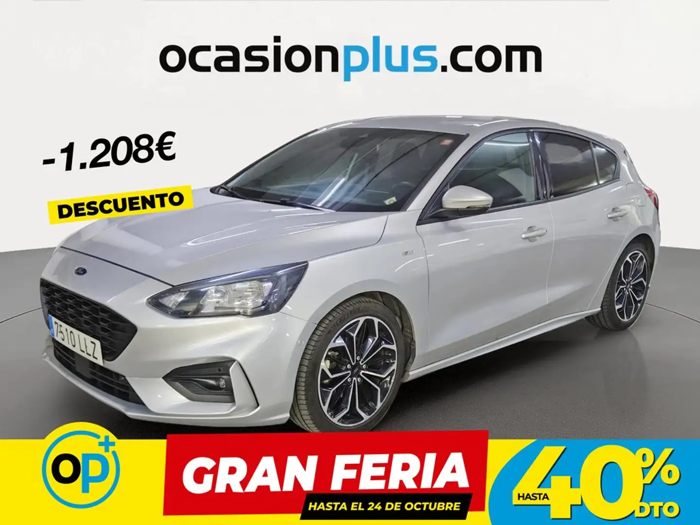Ford Focus 1.0 Ecoboost MHEV ST Line 125 Gris - 1