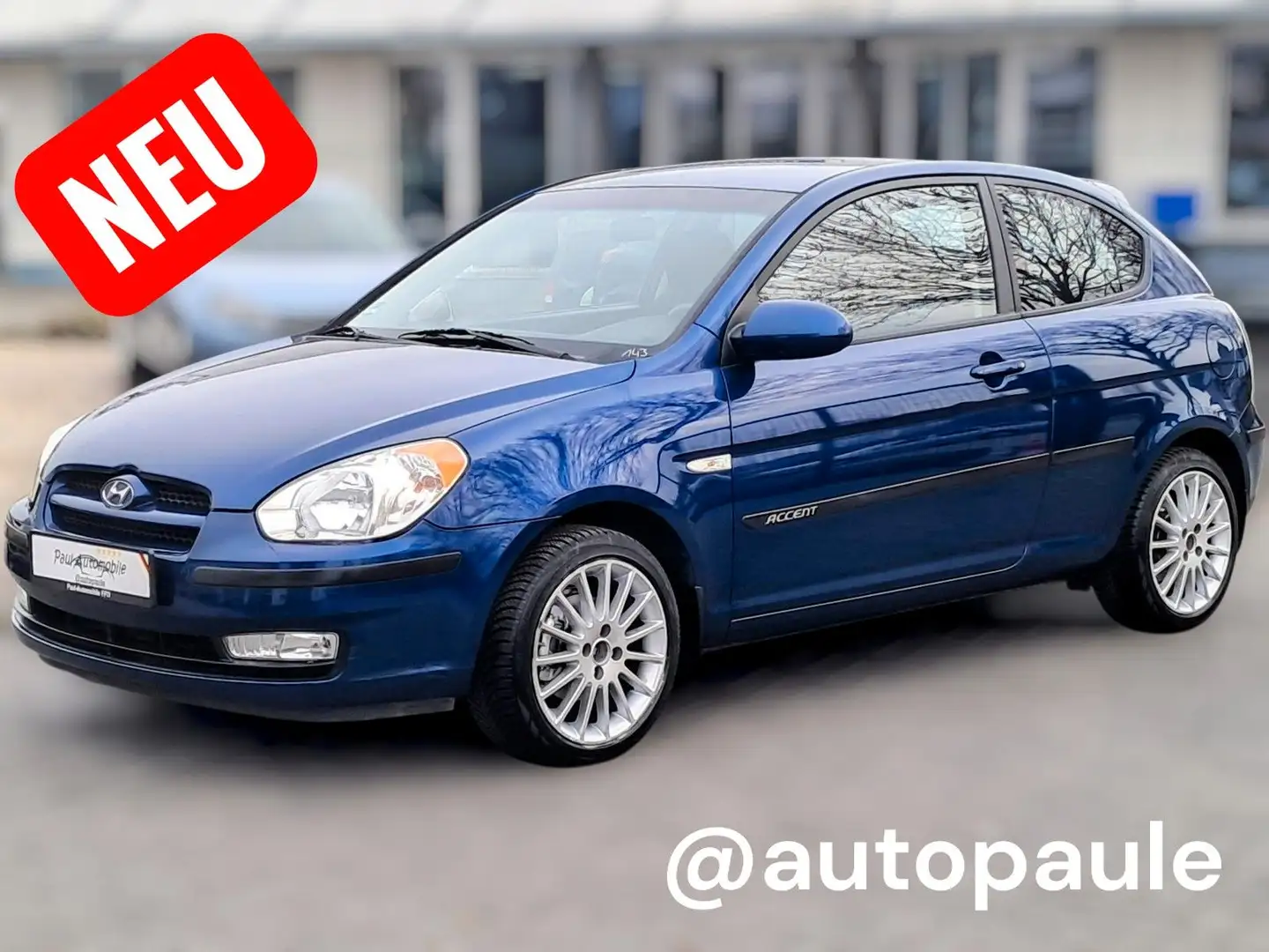 Hyundai ACCENT GL*TüV+Zahnriemen NEU*Klima*ToP* Blau - 1