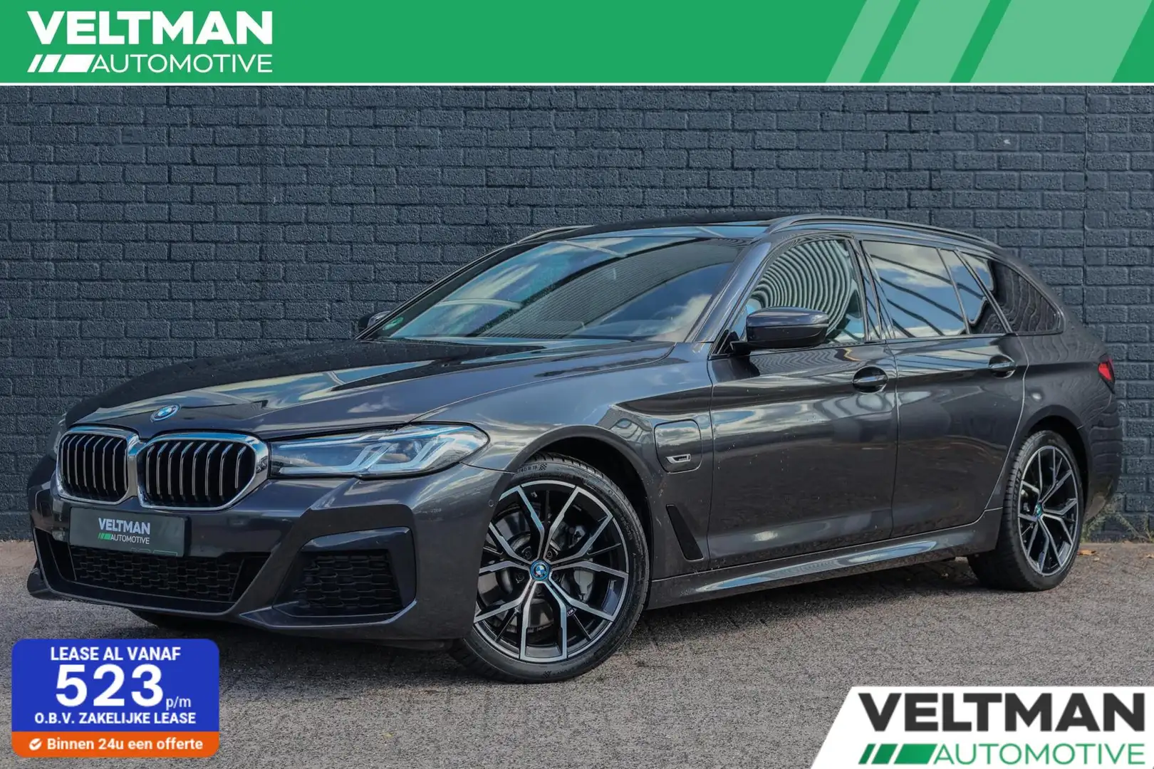 BMW 530 5-serie Touring 530e xDrive M-SPORT PANORAMADAK TR Grijs - 1