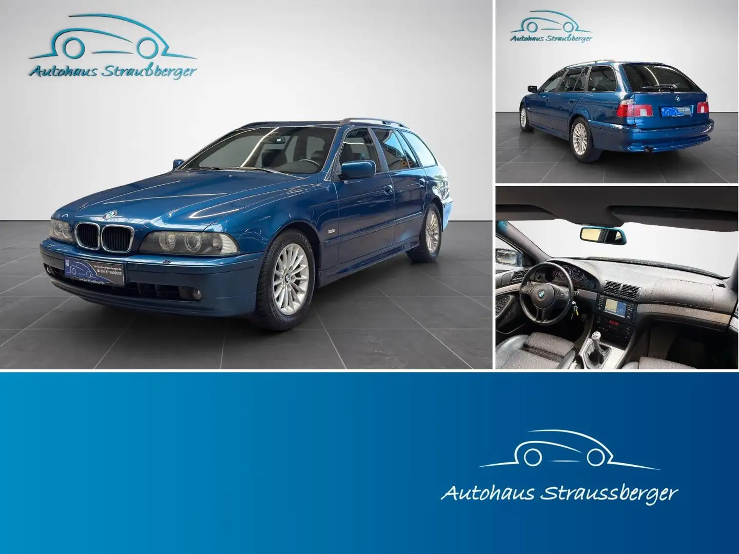BMW 530 d A  Touring Tempomat Leder Xenon Blau - 1