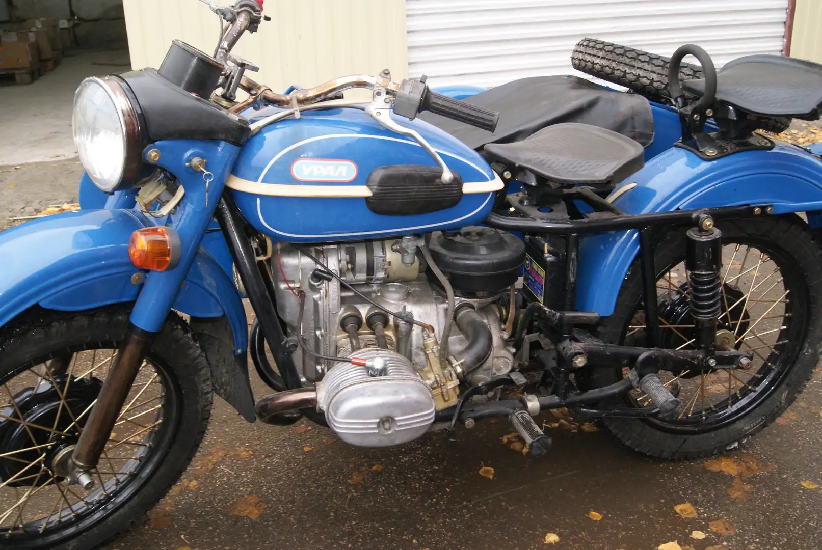Ural Gespann Nieuwe! Oldtimer! Unieke! Kék - 2