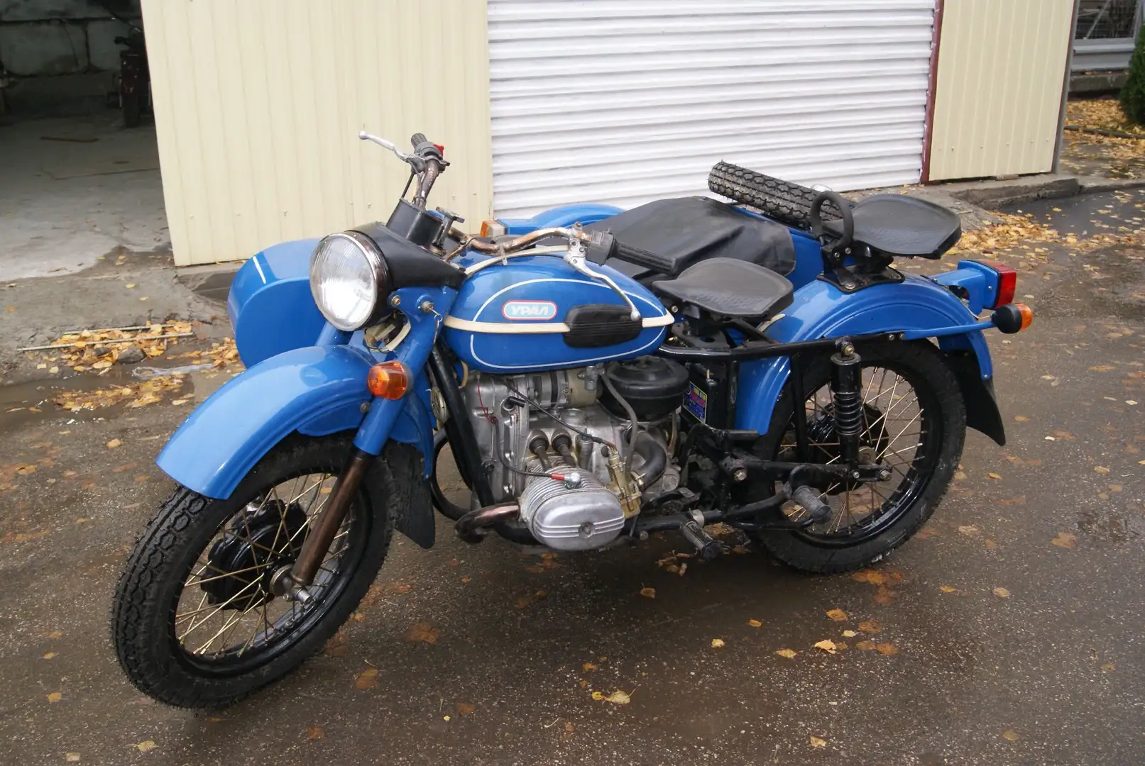 Ural Gespann Nieuwe! Oldtimer! Unieke! Kék - 1