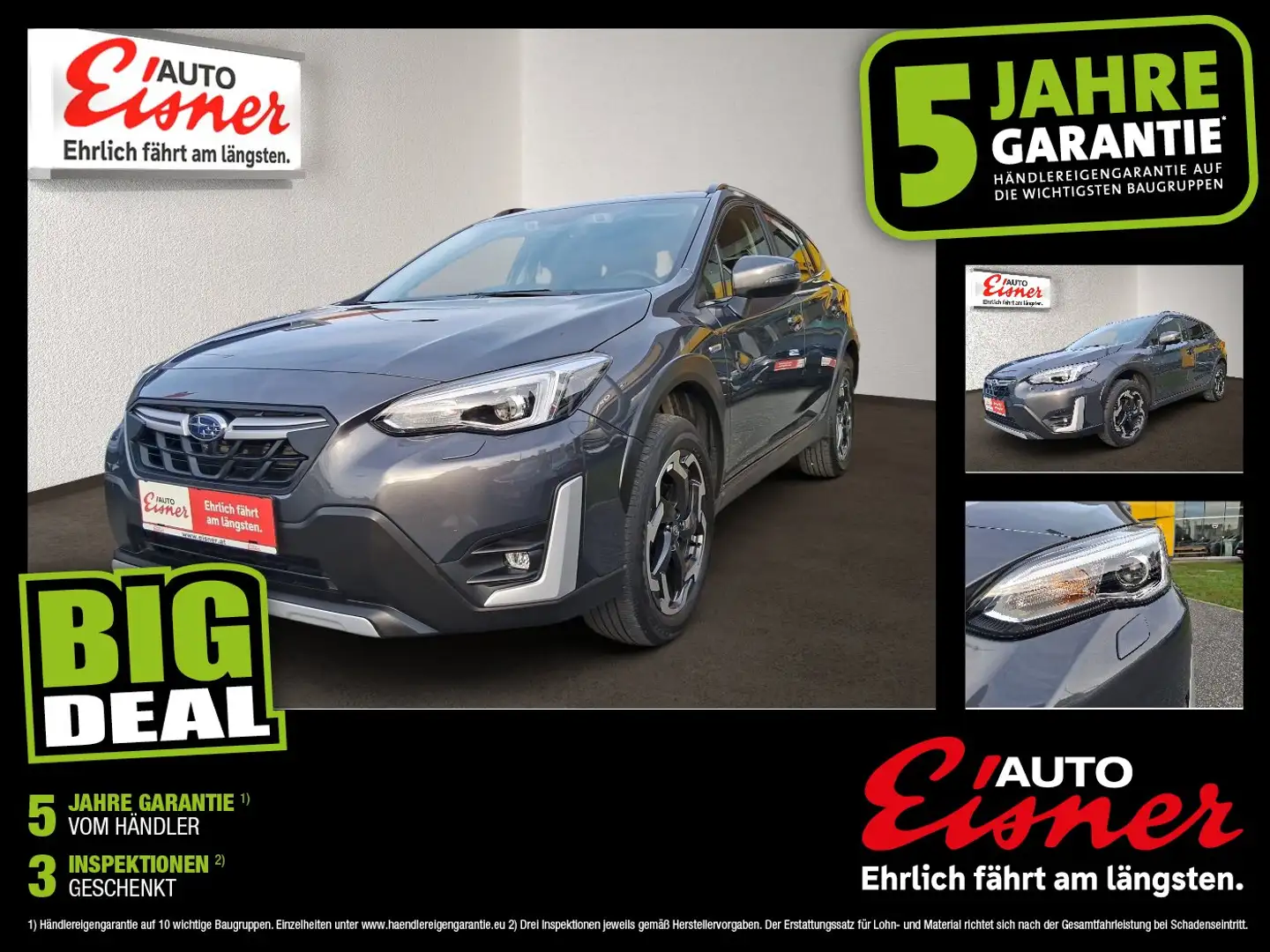 Subaru XV 2.0ie Style Xtra 2xKlima AUT Facelift Kam. LM Grau - 1