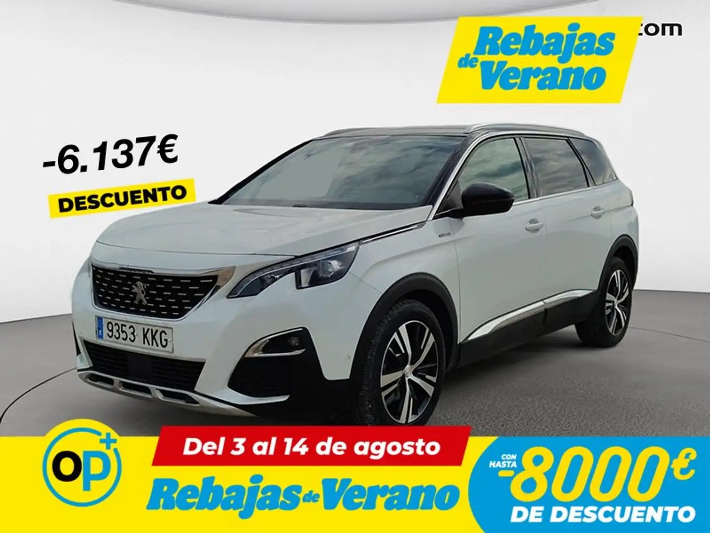 Peugeot 5008 2.0BlueHDi S&S GT-Line 150 Blanco - 1