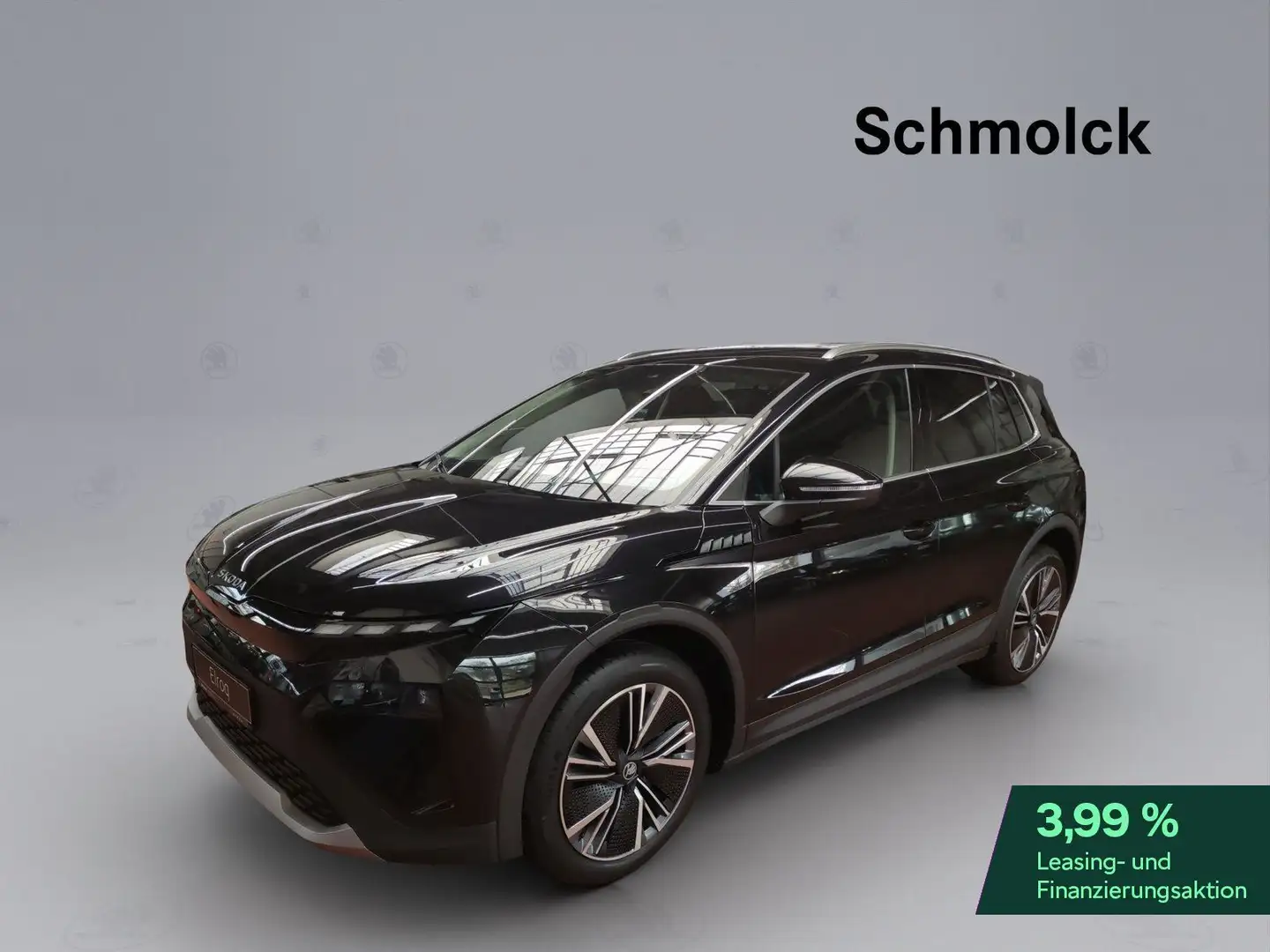 Skoda Elroq 85 PLUS WÄRMEPUMPE AHK ACC NAVI LED DAB Schwarz - 1