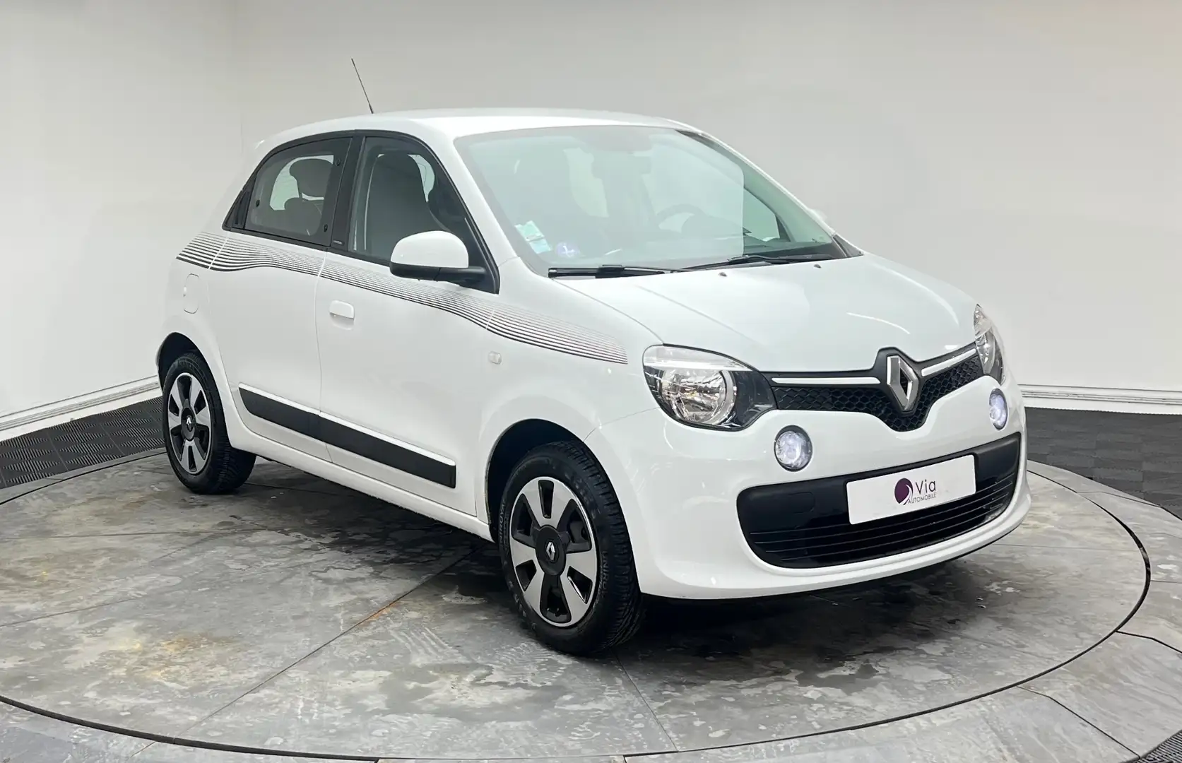 Renault Twingo 1.0 SCe 70 E6C Limited - 5P - 1ER MAIN - SUIVI COMPLET Blanc - 2