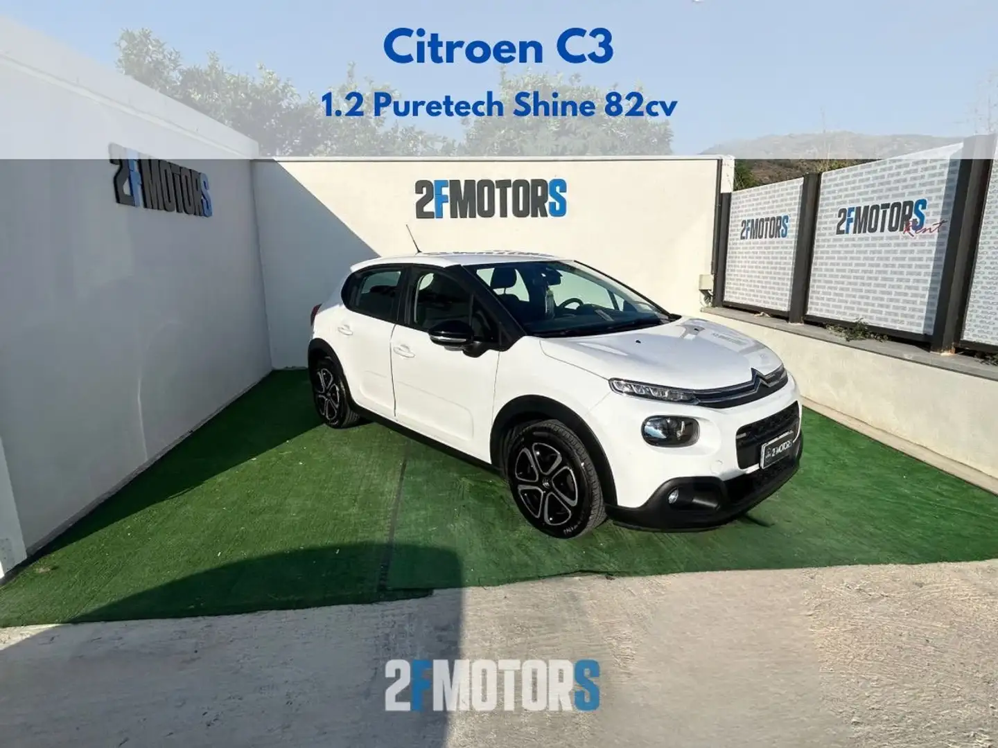Citroen C3 puretech Feel 82cv neopatentati Bianco - 1