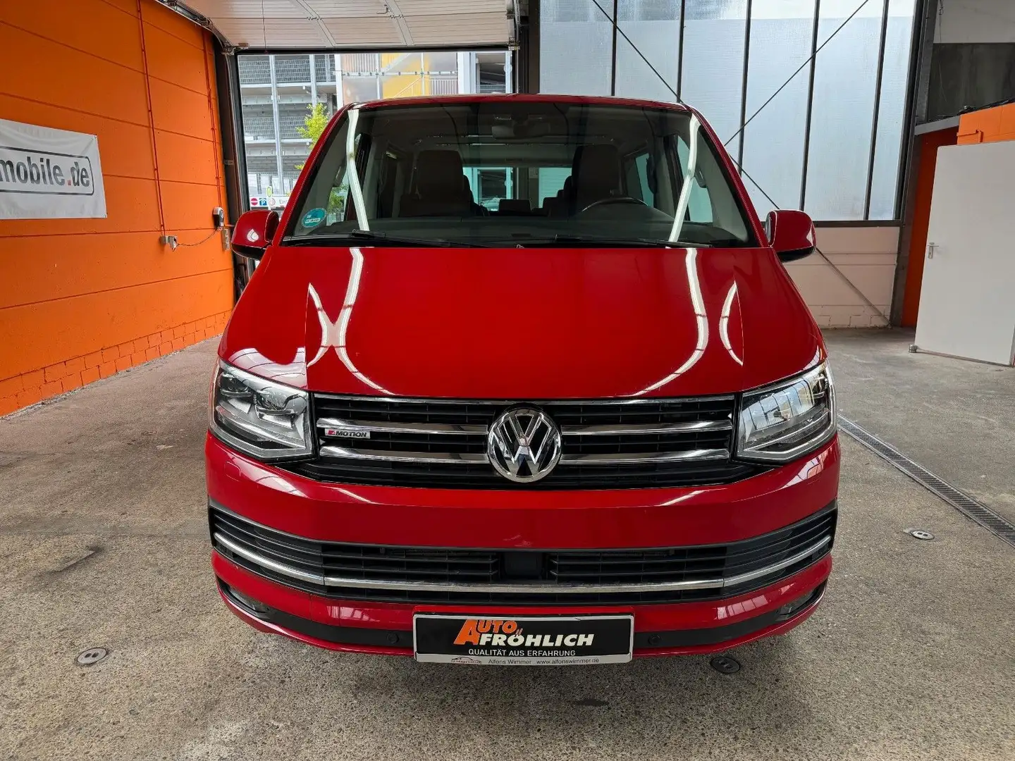 Volkswagen T6 Multivan Highline 4motion DSG Leder/Alcantara Rojo - 2