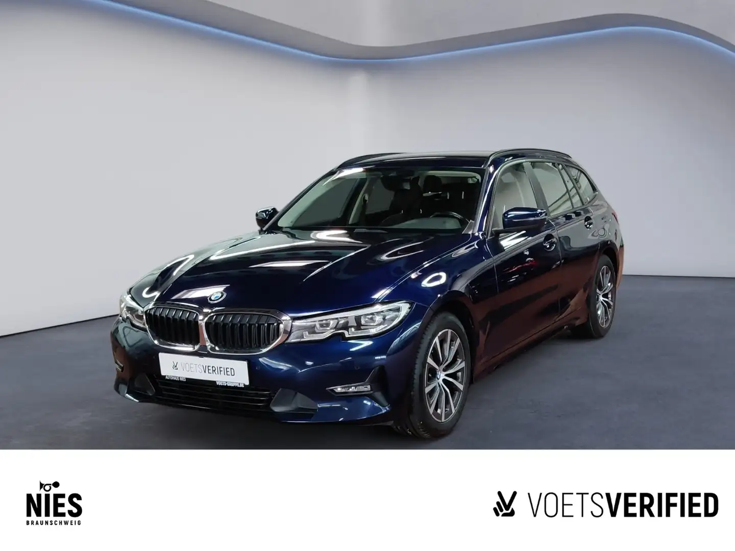BMW 320 d Touring Advantage LED+KLIMA+AHK plava - 1