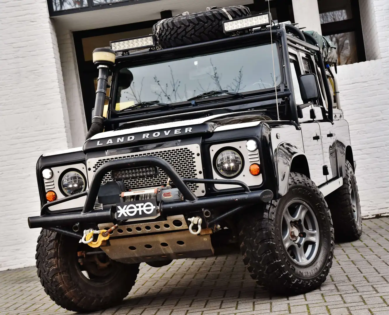 Land Rover Defender 110 DCPU CREW CAB 2.2 TD  *** CAMPER / DESSERT *** Noir - 1