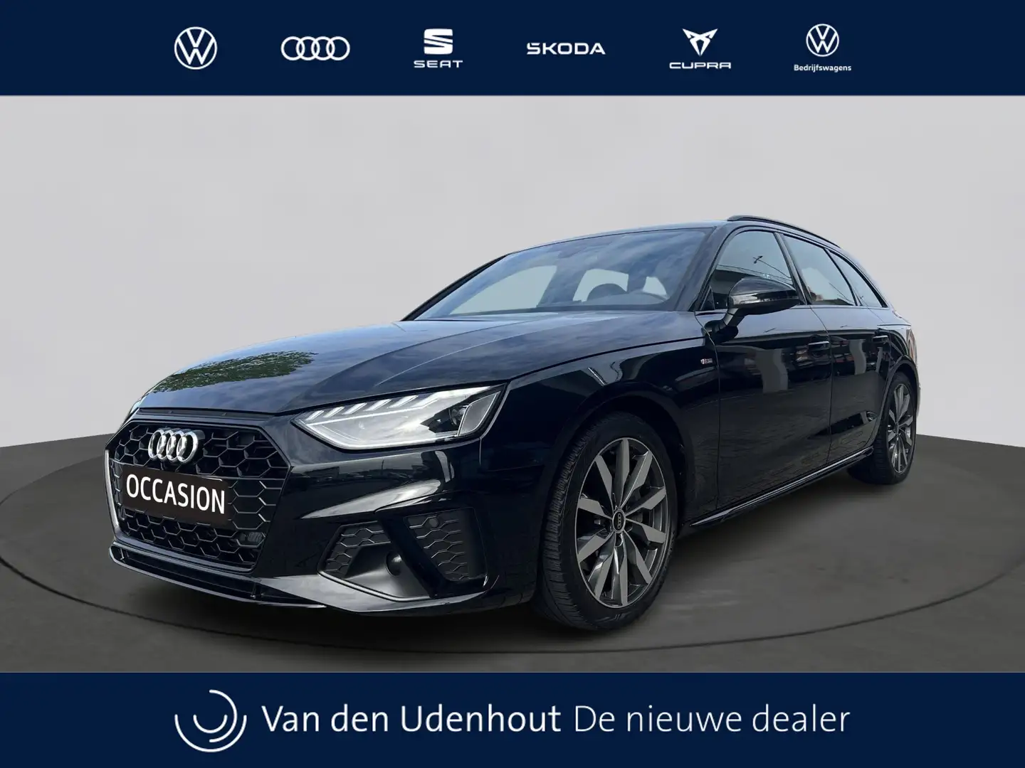Audi A4 Avant 40 TFSI 204pk S edition | Optiekpakket zwart Zwart - 1