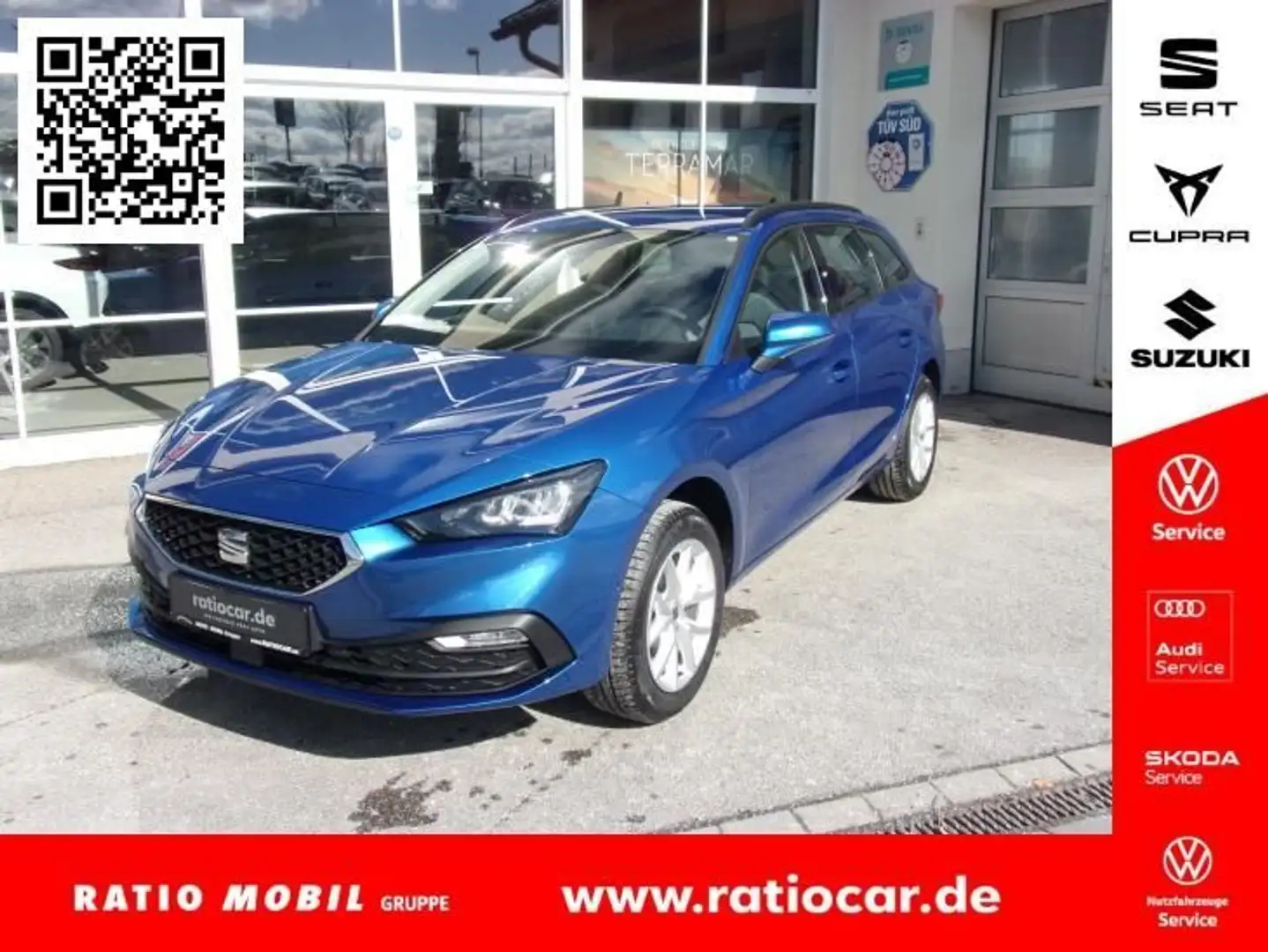 SEAT Leon LEON SPORTSTOURER STYLE 1.5 TSI FULL-LINK SITZH. Azul - 1
