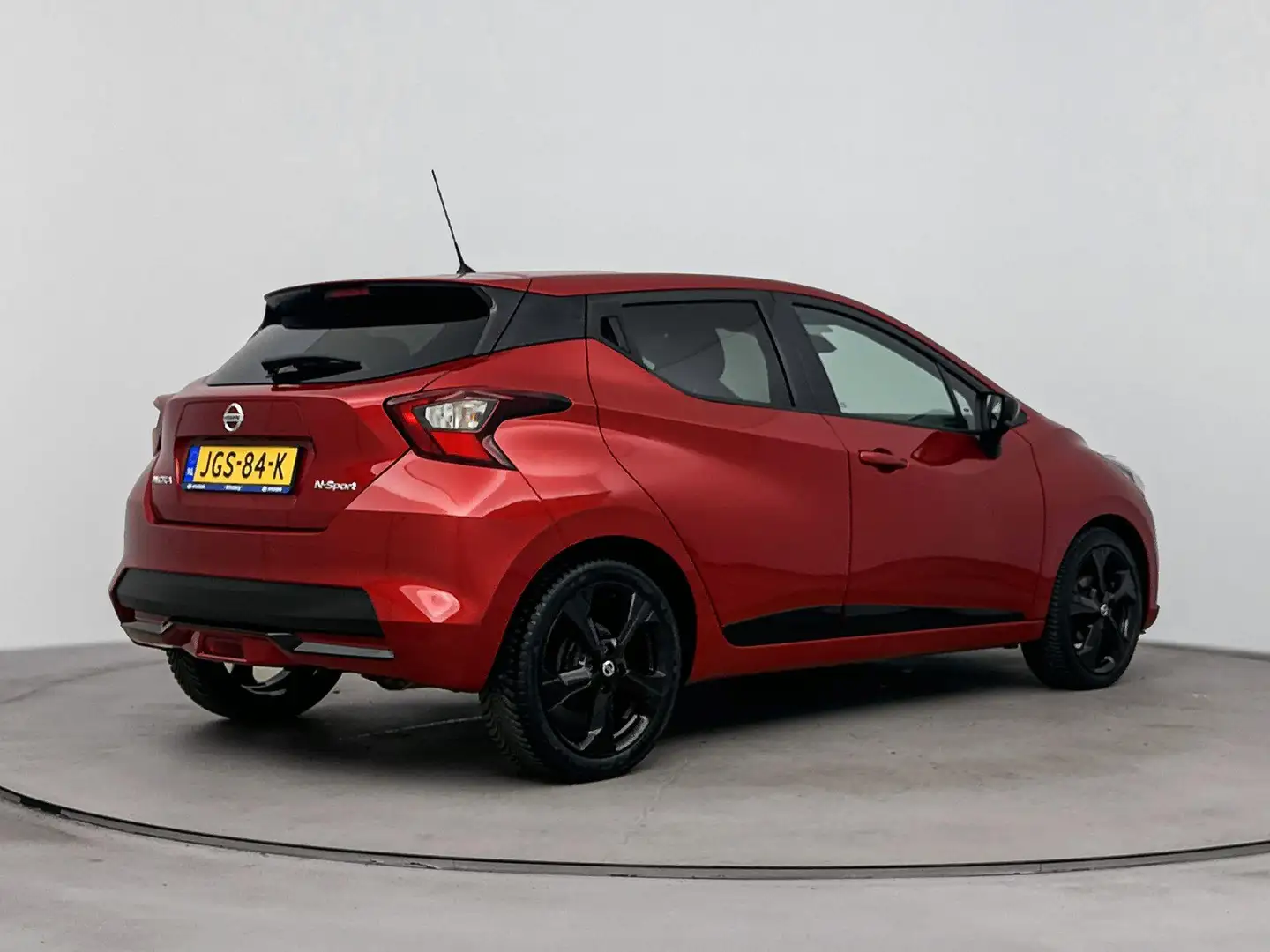 Nissan Micra 1.0 IG-T N-SPORT | ZWART GELAKTE 17'' LM VELGEN | Rood - 2
