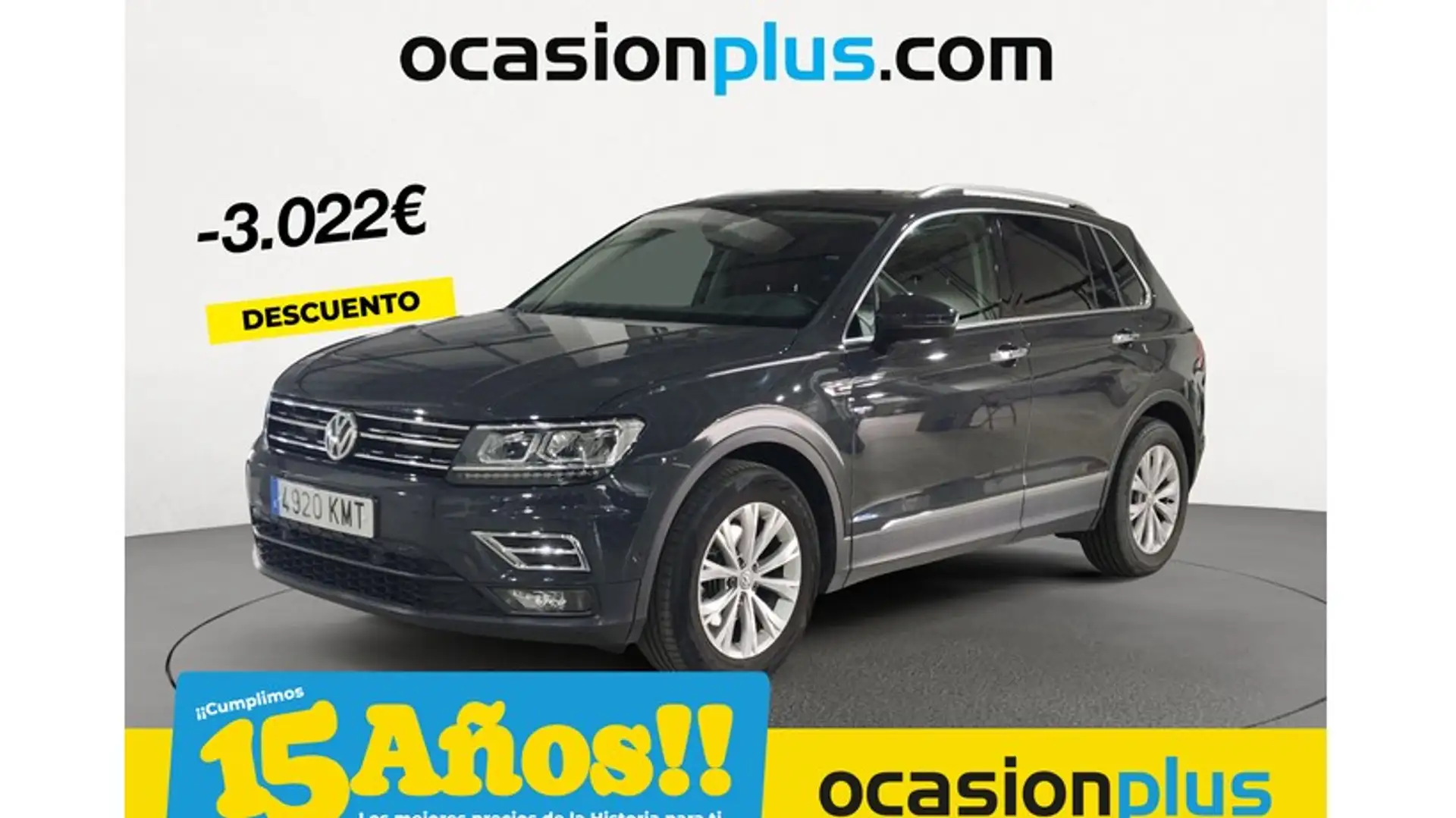 Volkswagen Tiguan 1.4 TSI Tech&Go 92kW Grau - 1