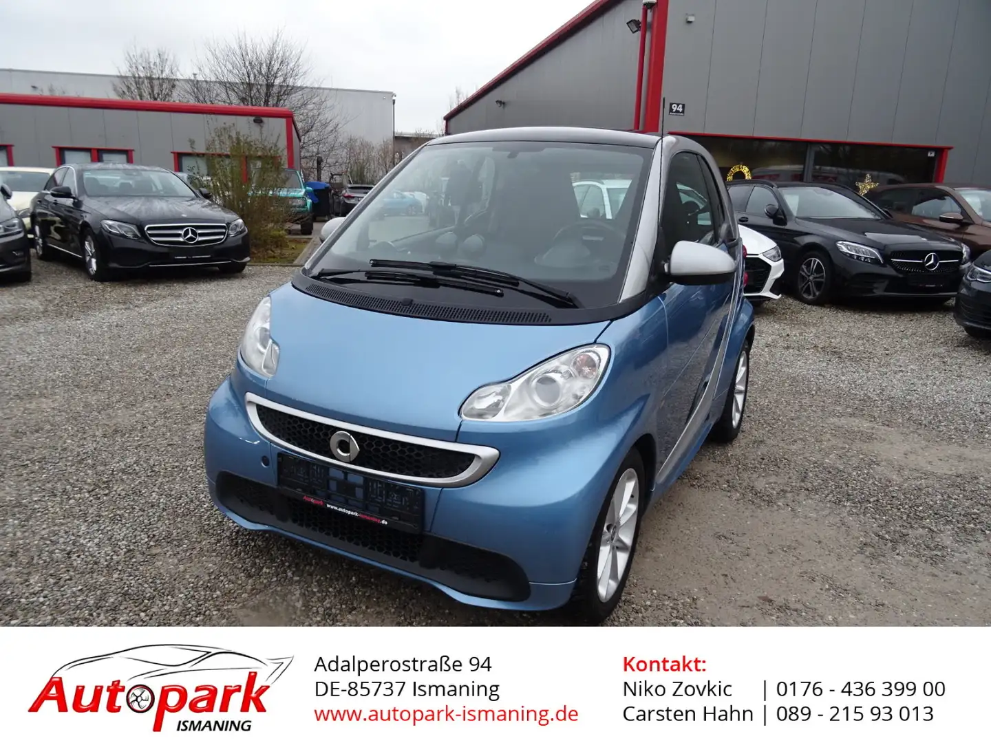 smart forTwo coupe (01.2007->2015) Micro Hybrid Drive 52 kW ( 451.380) Blau - 1