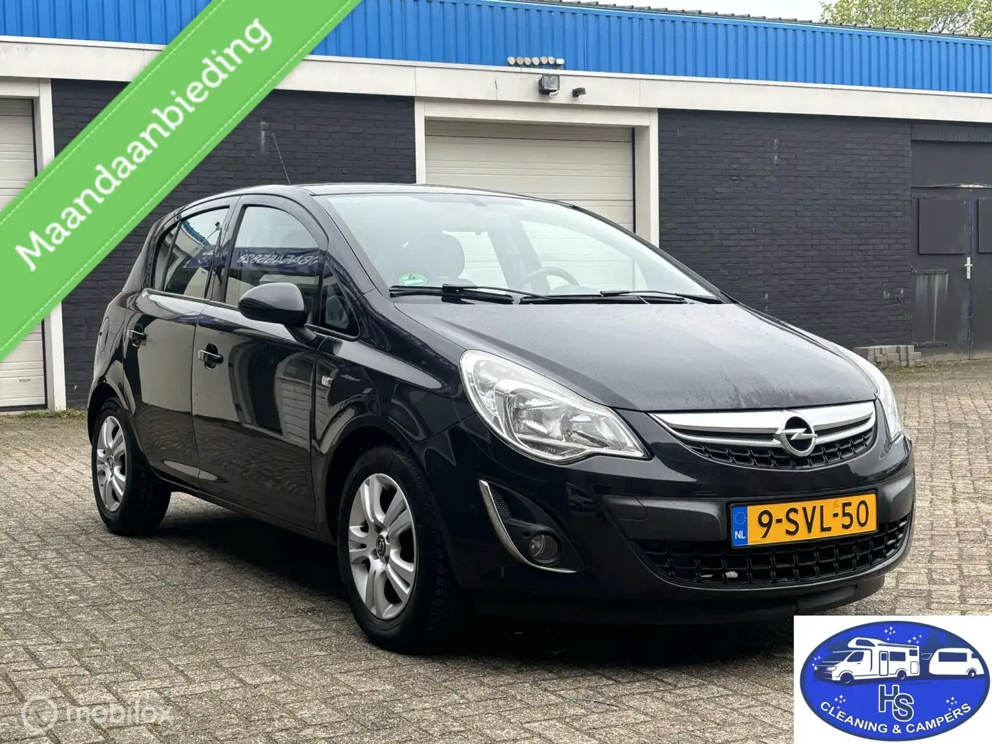 Opel Corsa 1.2 16 v EcoFlex Cosmo berlin Zwart - 2